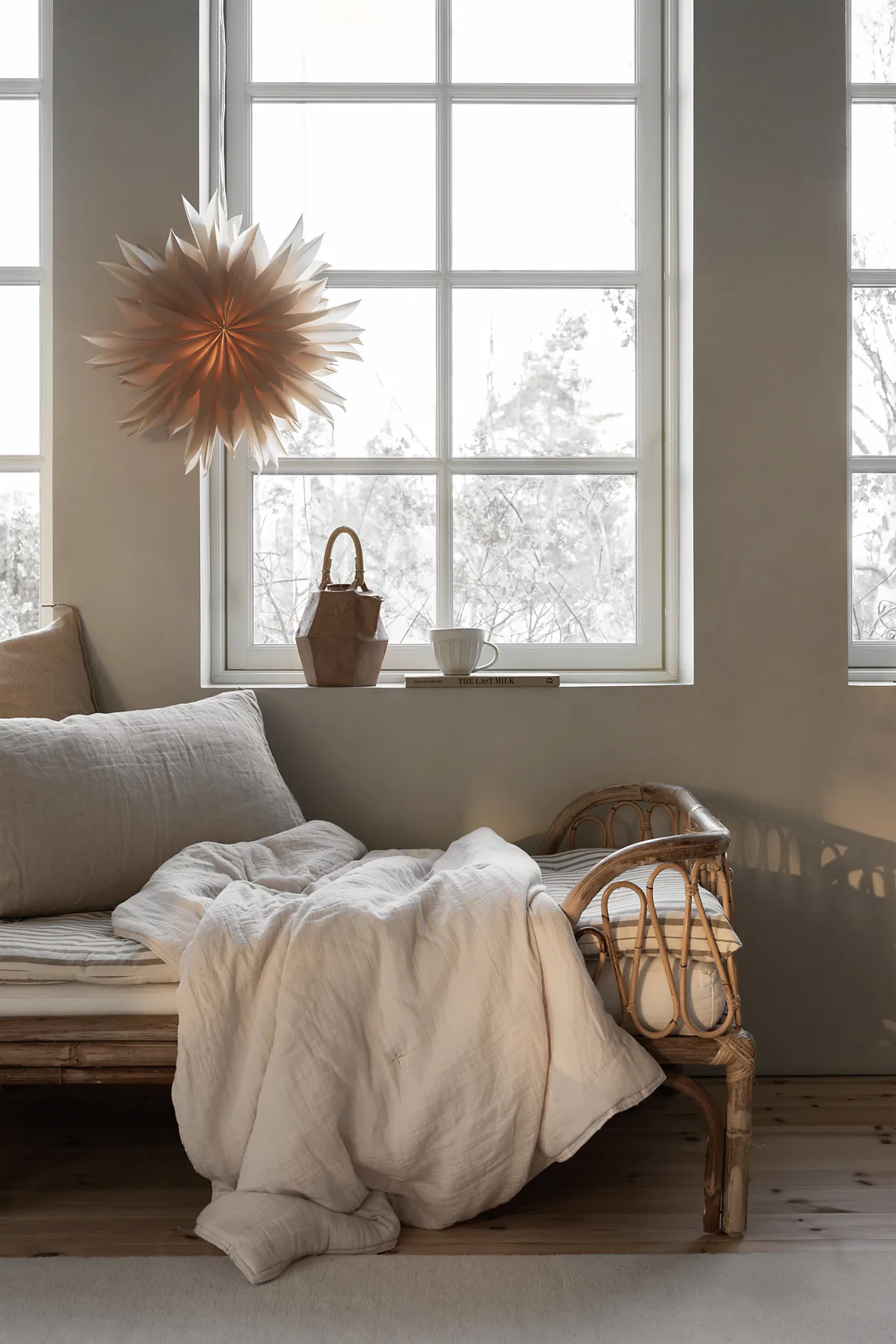 Gwiazda adwentowa Athena Ø50 cm, Beżowy Watt & Veke