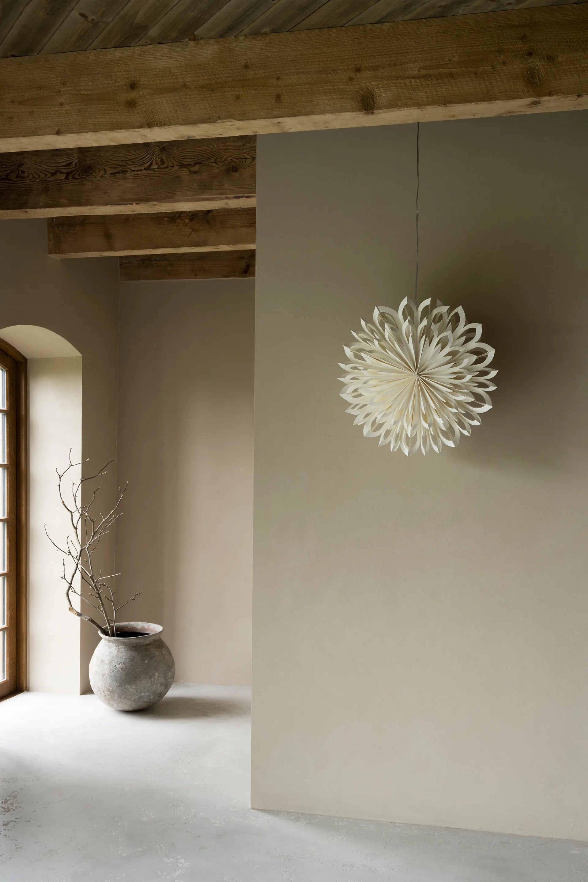 Gwiazda adwentowa Clara Ø50 cm, Biały Watt & Veke