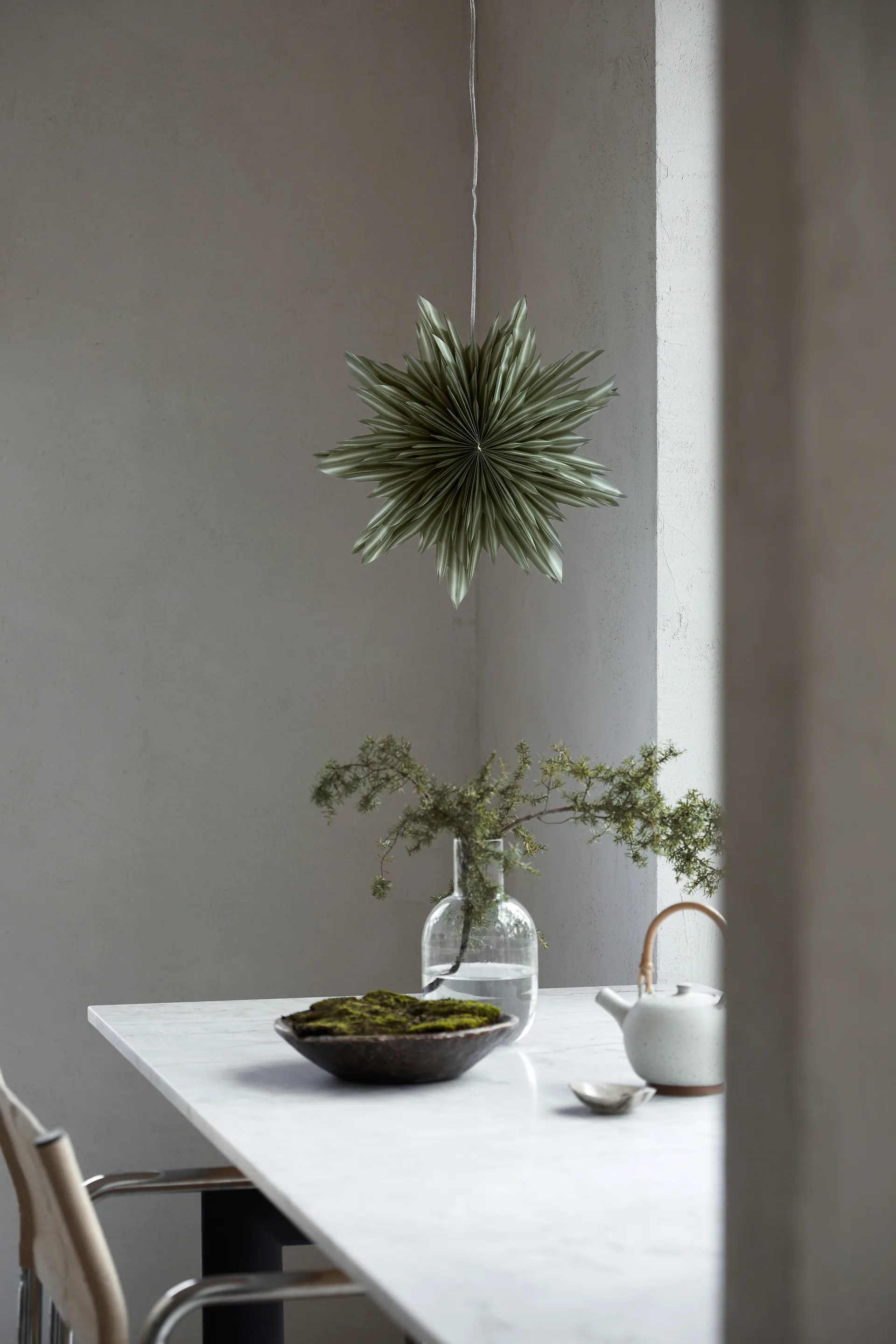 Gwiazda adwentowa Helena Ø44 cm, Beżowy Watt & Veke