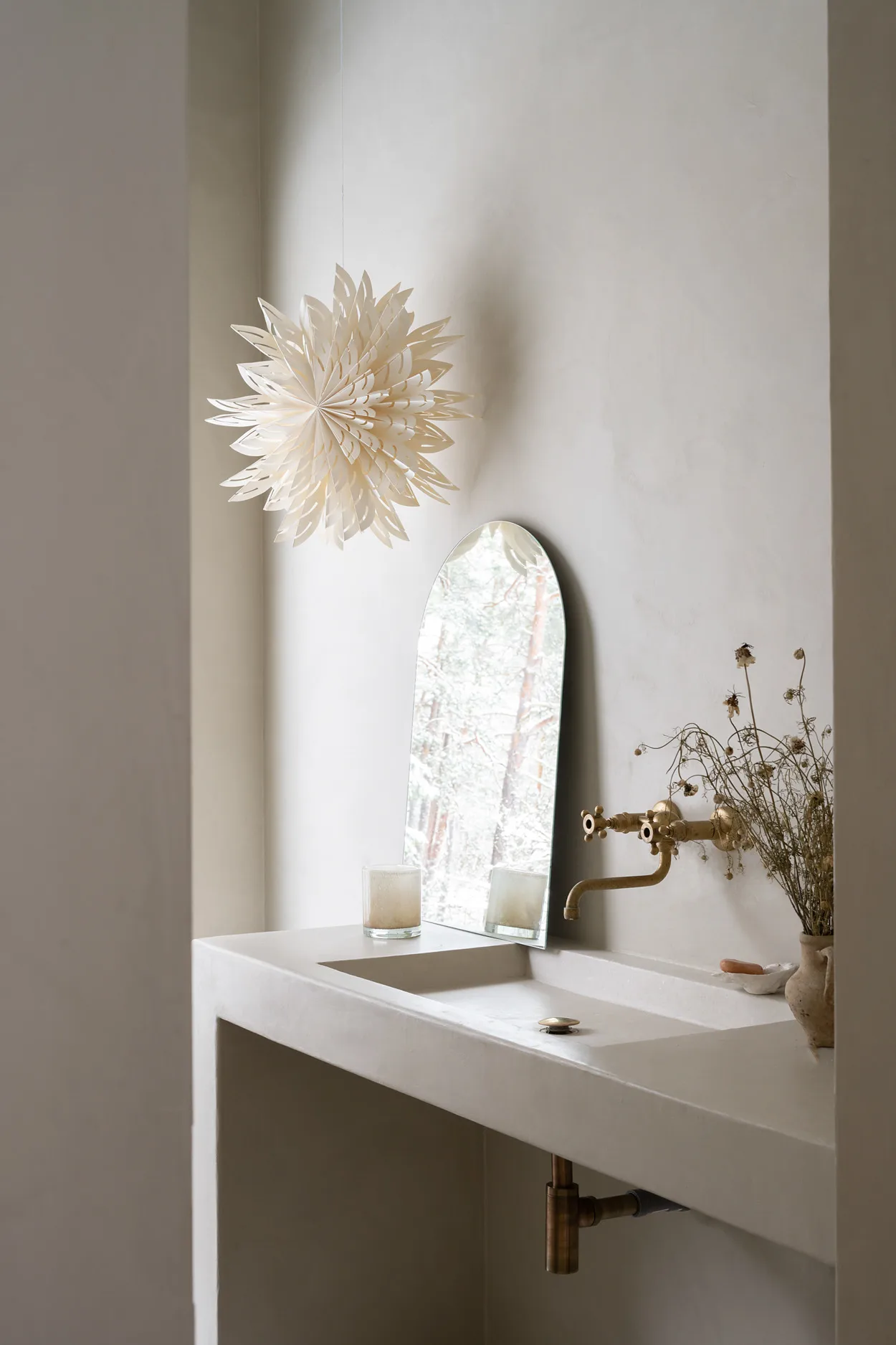 Gwiazda adwentowa Siv Ø60 cm, Biały Watt & Veke