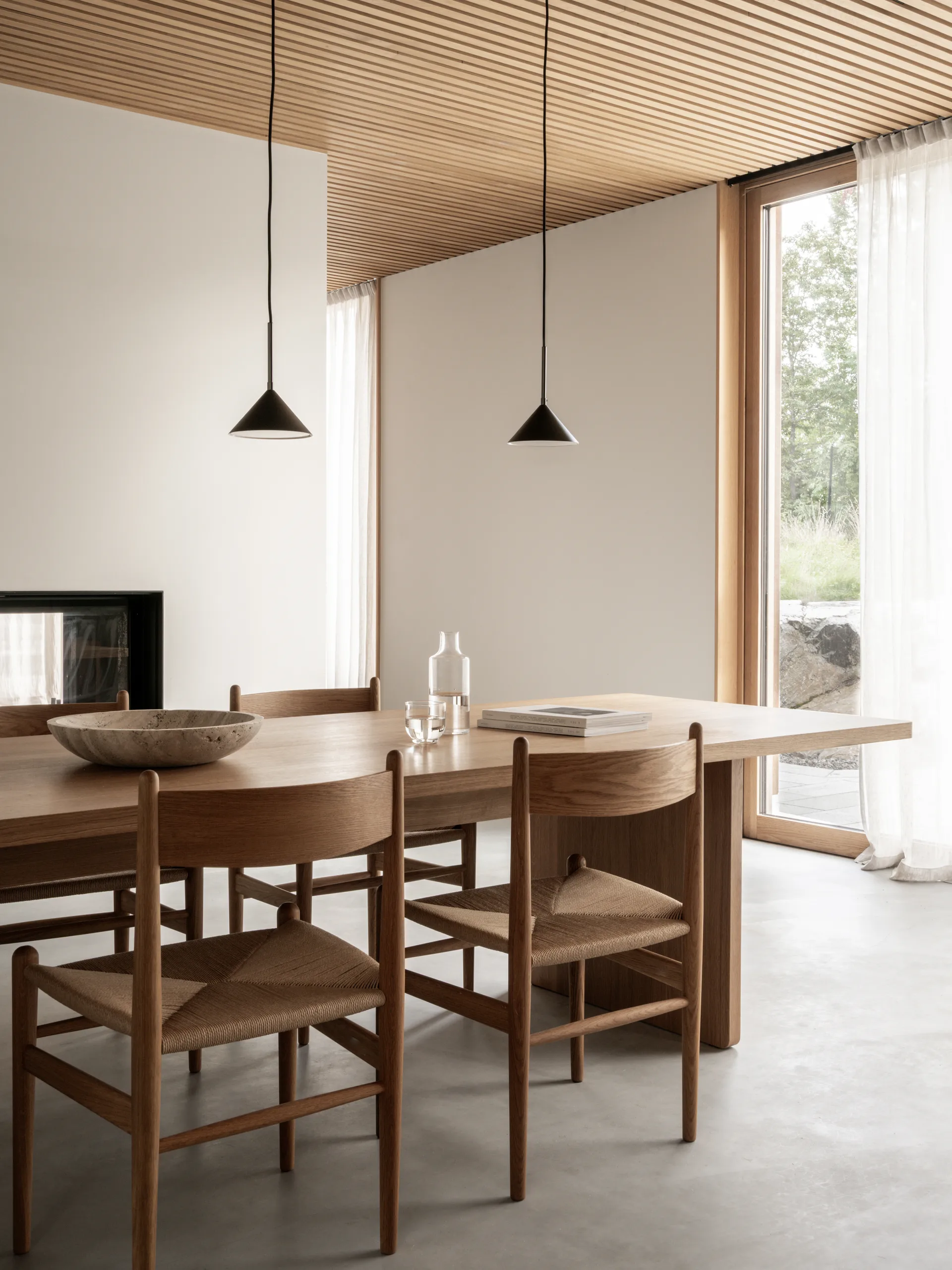 Kuro lampa wisząca, Black, Ø17x9 cm Watt & Veke