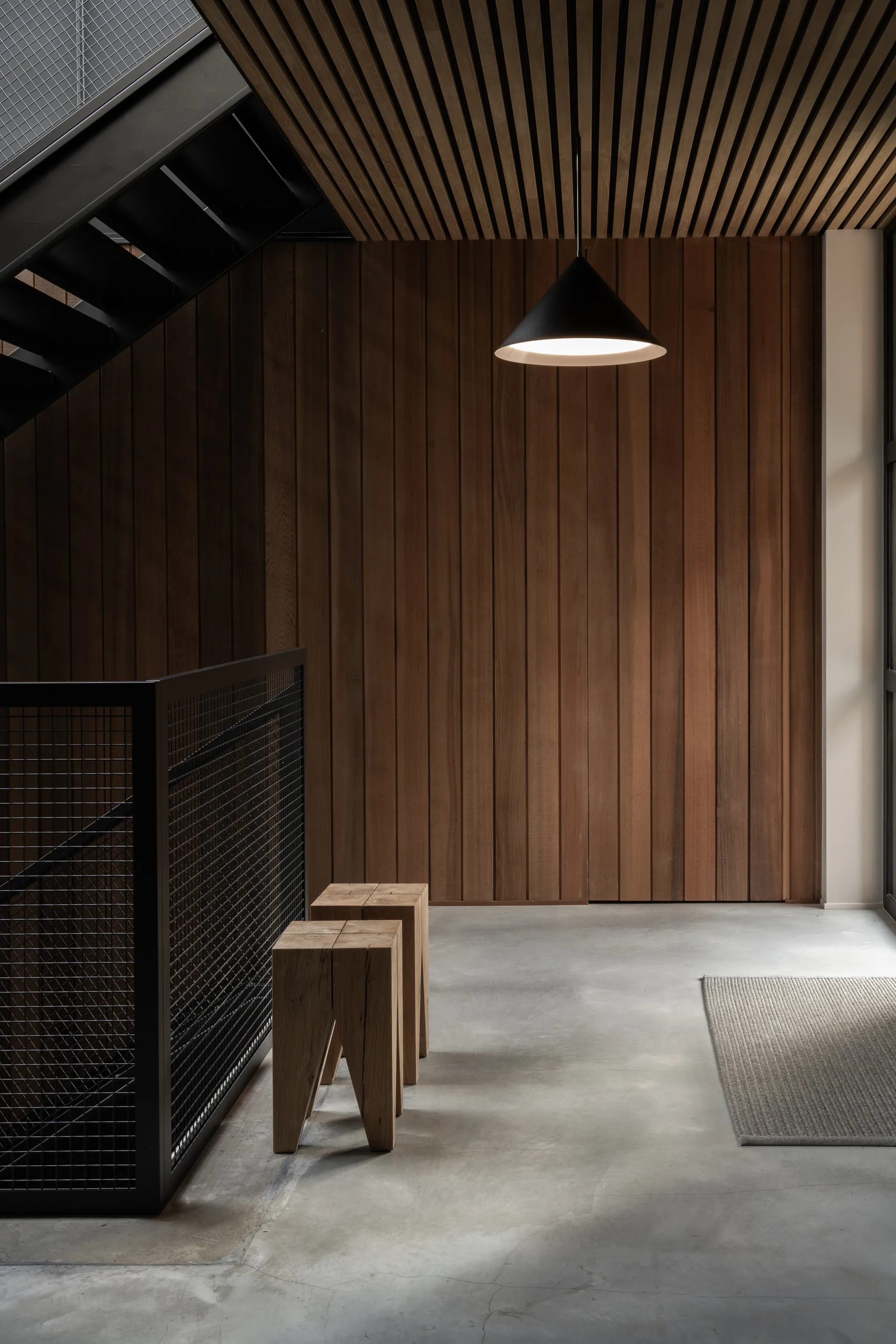 Kuro lampa wisząca, Black, Ø45x25 cm Watt & Veke