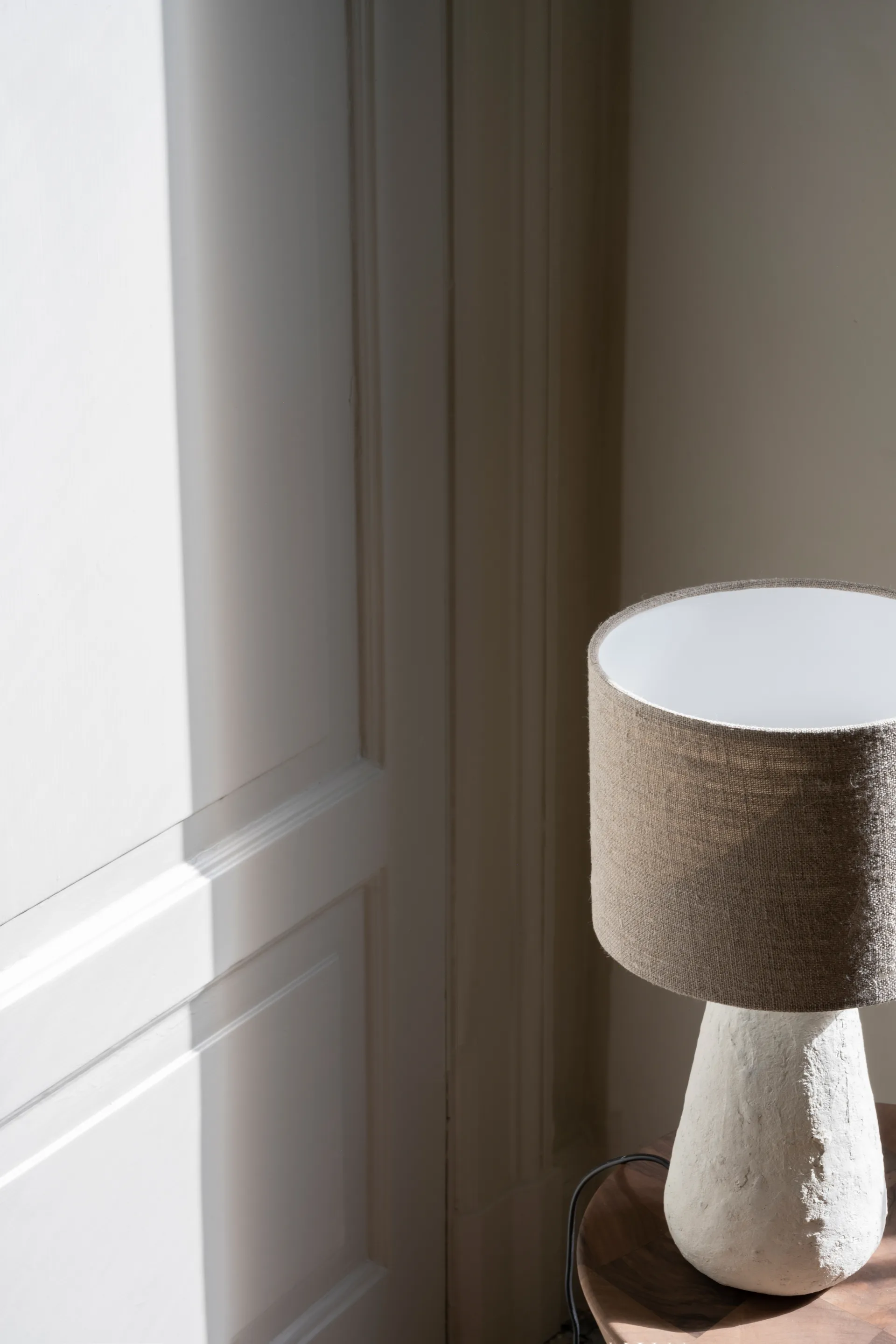 Lampa stołowa Cora 35 cm, White-natural Watt & Veke