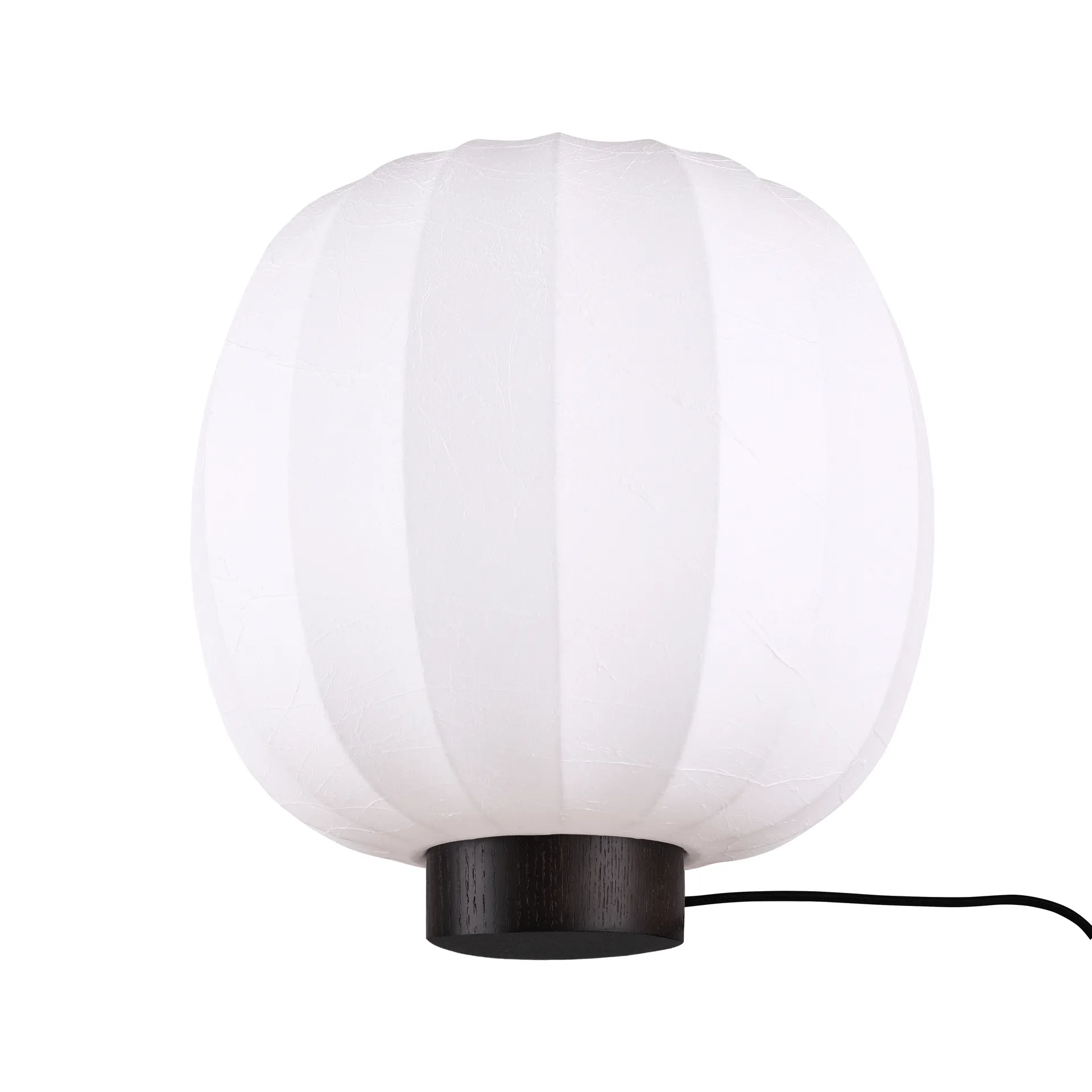 Lampa stołowa Lunari, White-Dark ash, Ø30x32 cm Watt & Veke