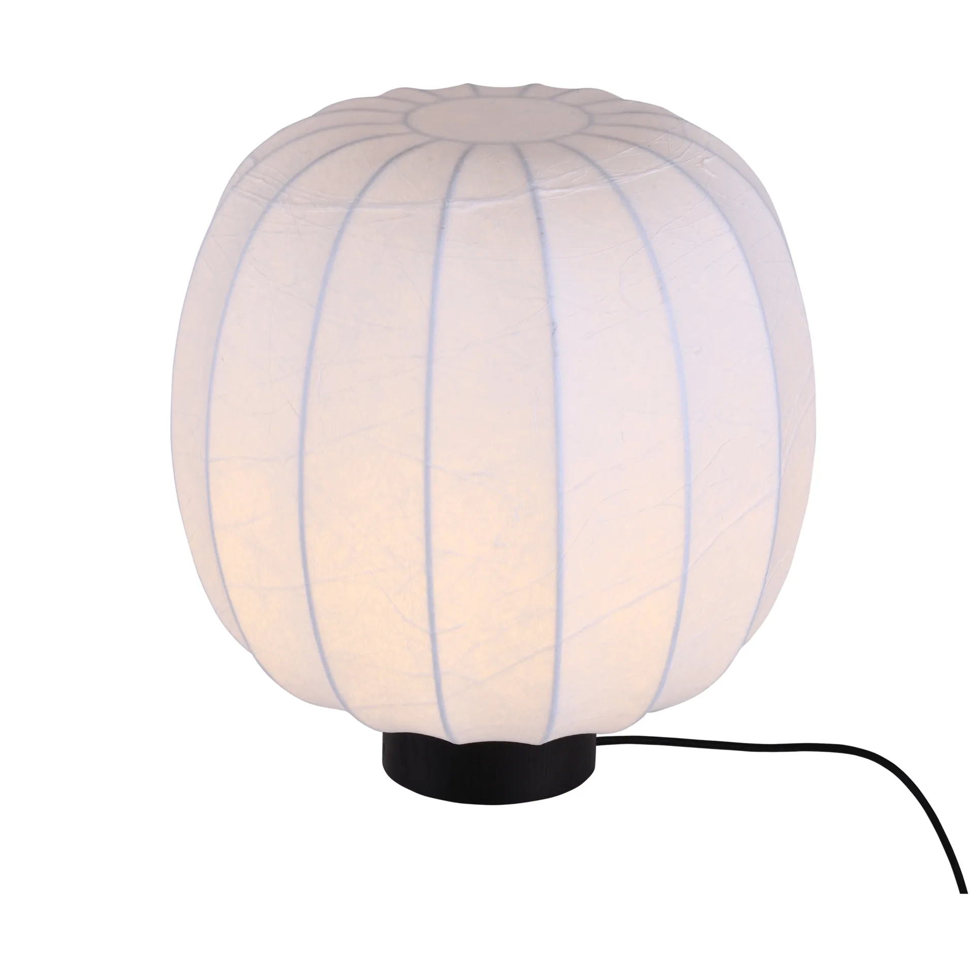Lampa stołowa Lunari, White-Dark ash, Ø30x32 cm Watt & Veke