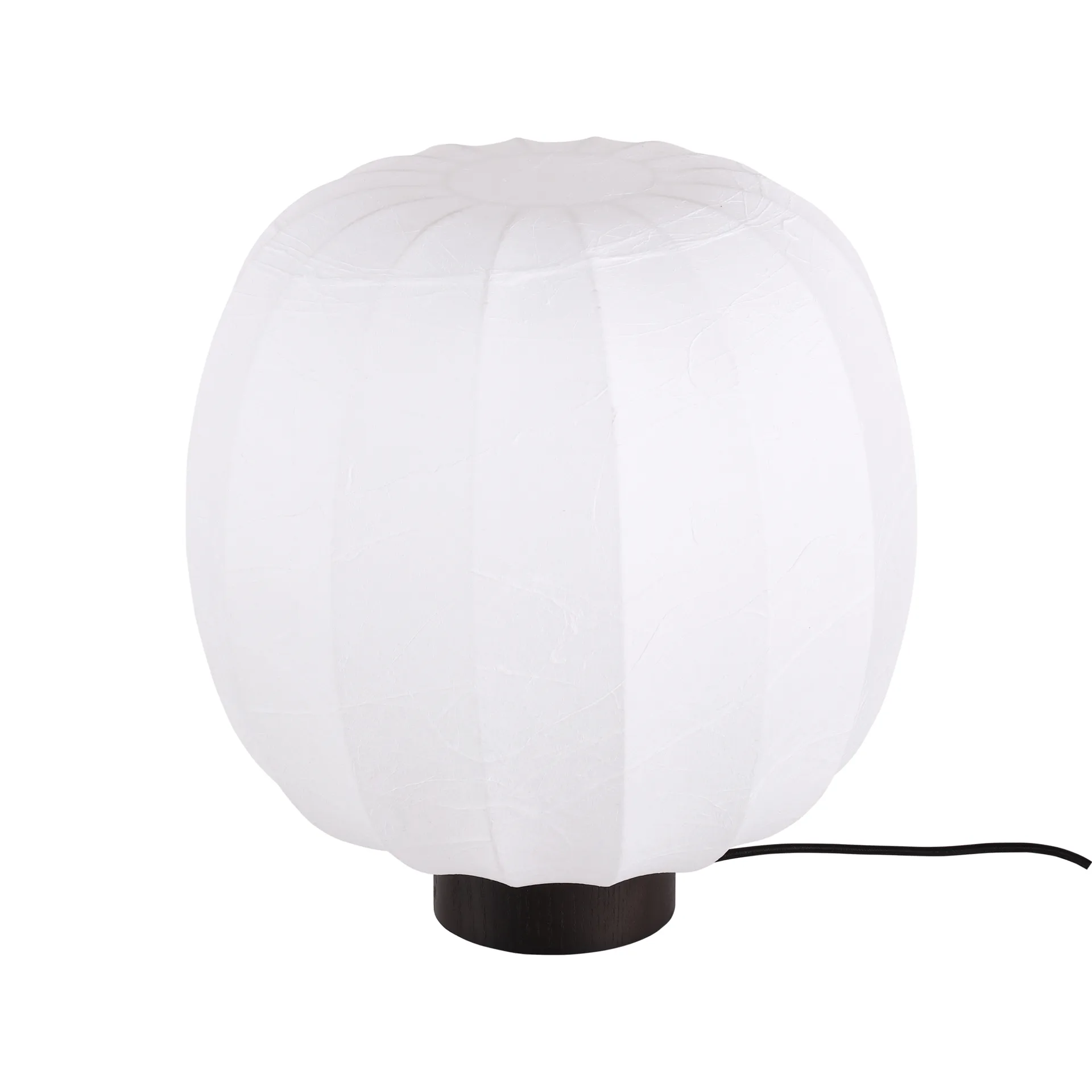 Lampa stołowa Lunari, White-Dark ash, Ø30x32 cm Watt & Veke