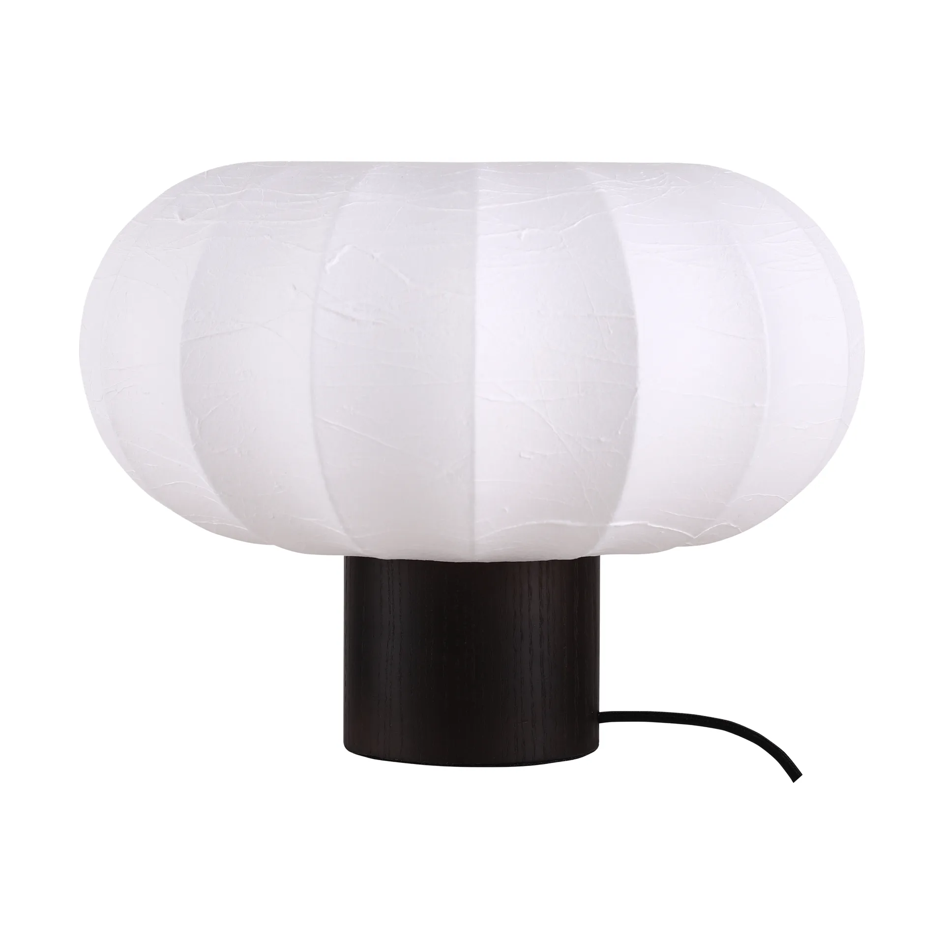 Lampa stołowa Lunari, White-Dark ash, Ø32x24 cm Watt & Veke