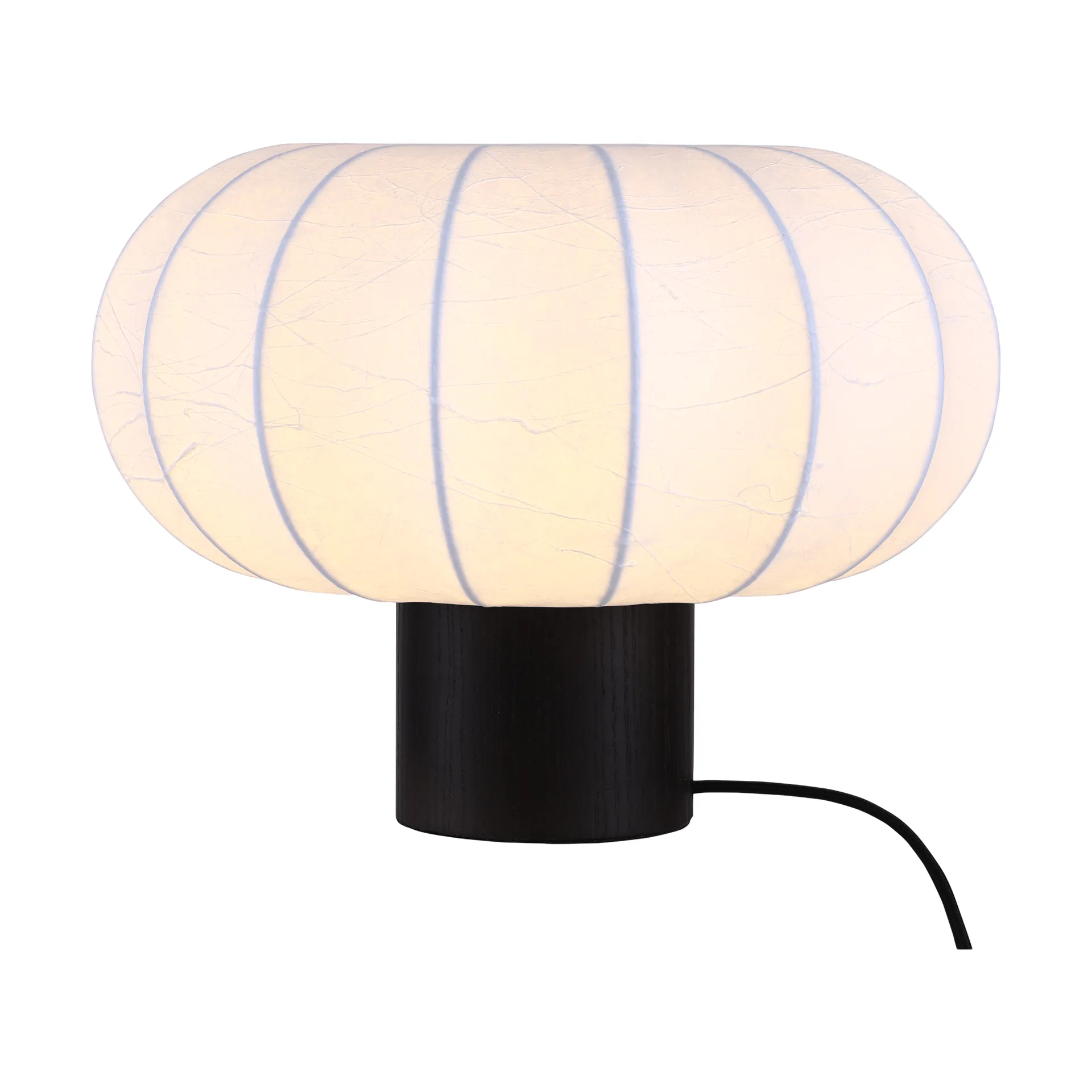 Lampa stołowa Lunari, White-Dark ash, Ø32x24 cm Watt & Veke