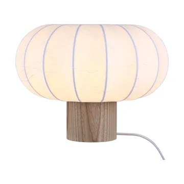 Lampa stołowa Lunari - White-Natural ash, Ø32x24cm - Watt & Veke
