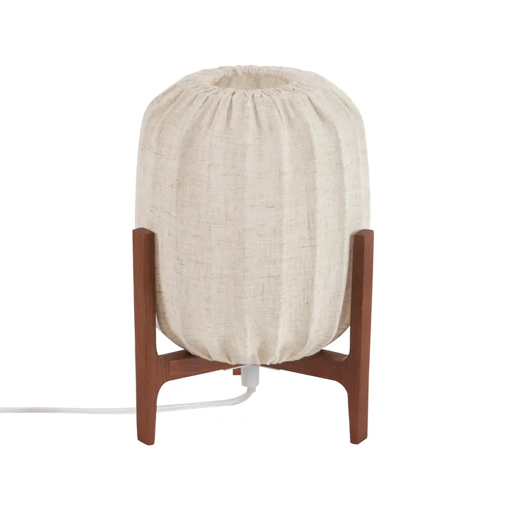 Lampa stołowa Prisma - Dark ash-Natural, Mini Ø16x24,3 cm - Watt & Veke