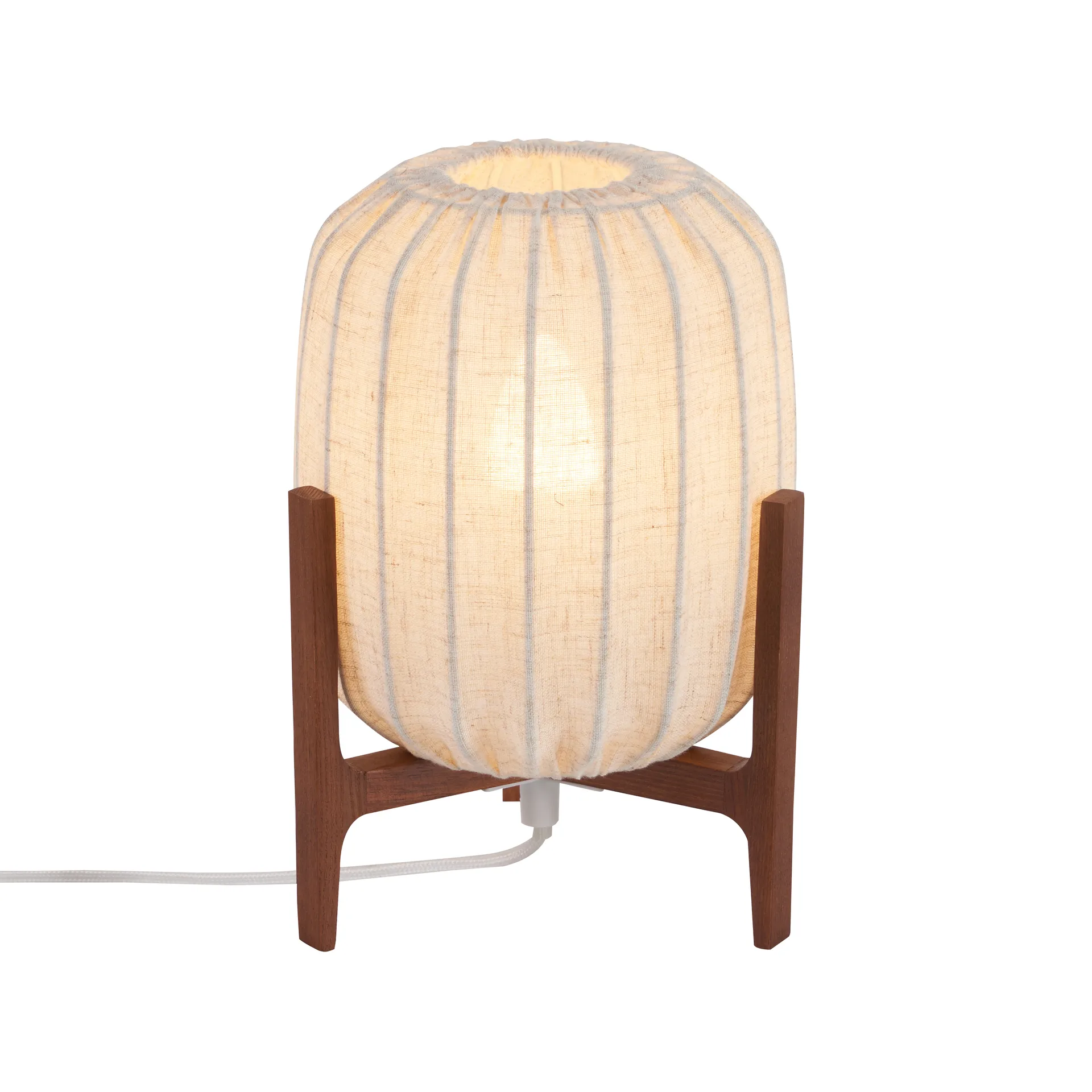 Lampa stołowa Prisma, Dark ash-Natural, Mini Ø16x24,3 cm Watt & Veke