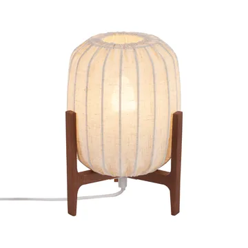 Lampa stołowa Prisma - Dark ash-Natural, Mini Ø16x24,3 cm - Watt & Veke