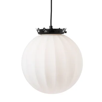 Lampa sufitowa Karl Filip - szkło opalowe/czarny - Watt & Veke