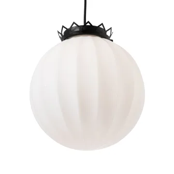Lampa sufitowa Karl Filip - szkło opalowe/czarny - Watt & Veke
