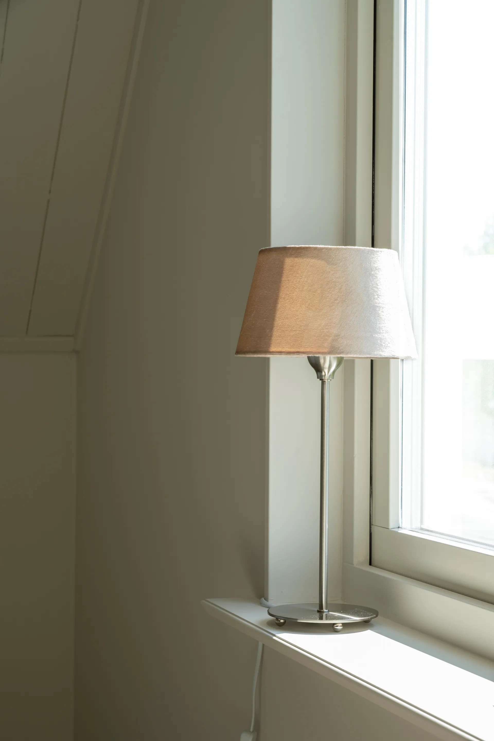 Line 35 podstawa lampy stołowej, Matowy chrom Watt & Veke