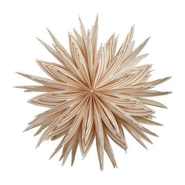 Lovisa gwiazda adwentowa Ø50 cm - Biały-złoty - Watt & Veke