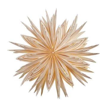 Lovisa gwiazda adwentowa Ø50 cm - Biały-złoty - Watt & Veke