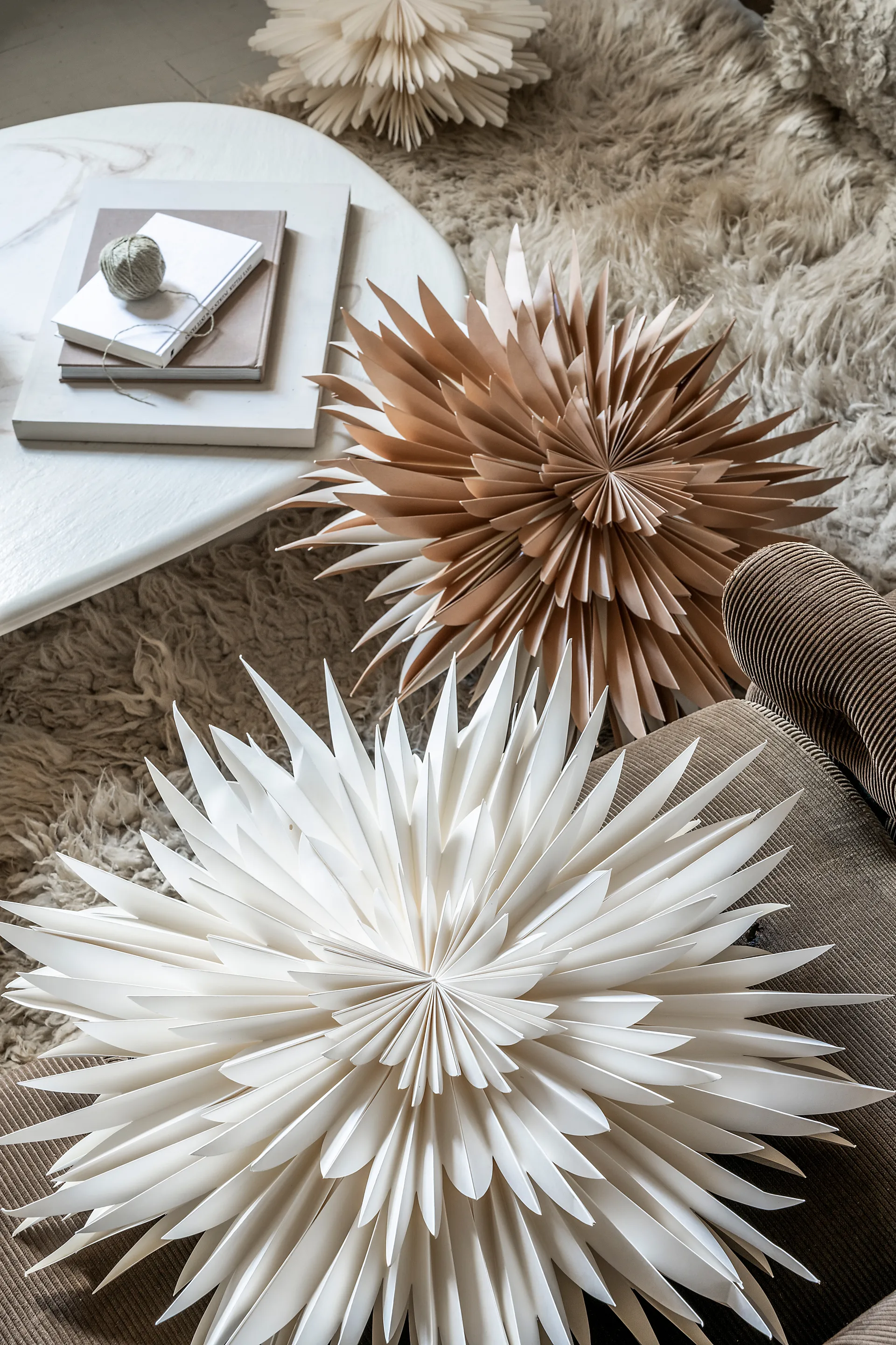 Maja gwiazda adwentowa Ø60 cm, Złoty Watt & Veke