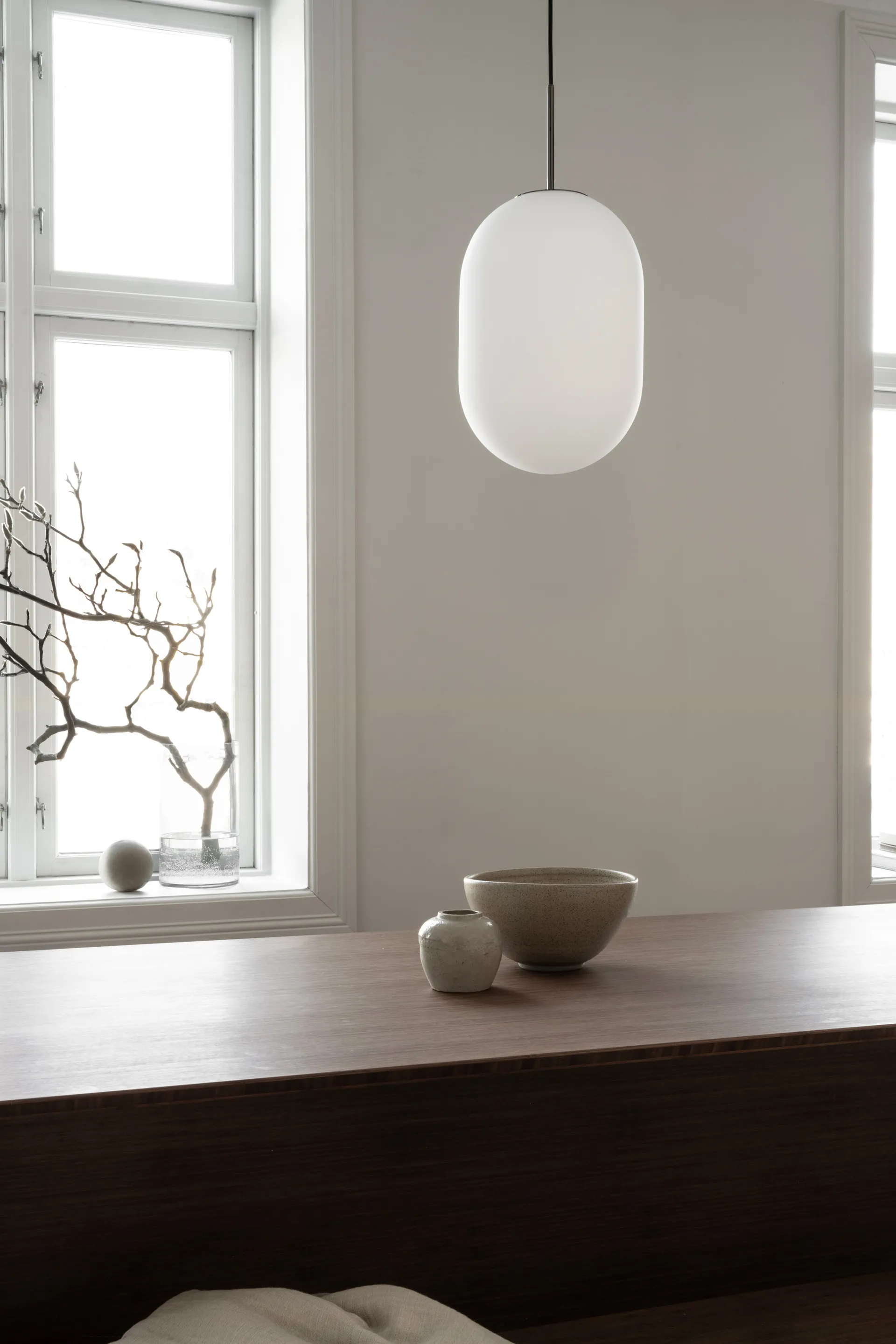 Noor Lampa wisząca L Ø24 cm, White Watt & Veke