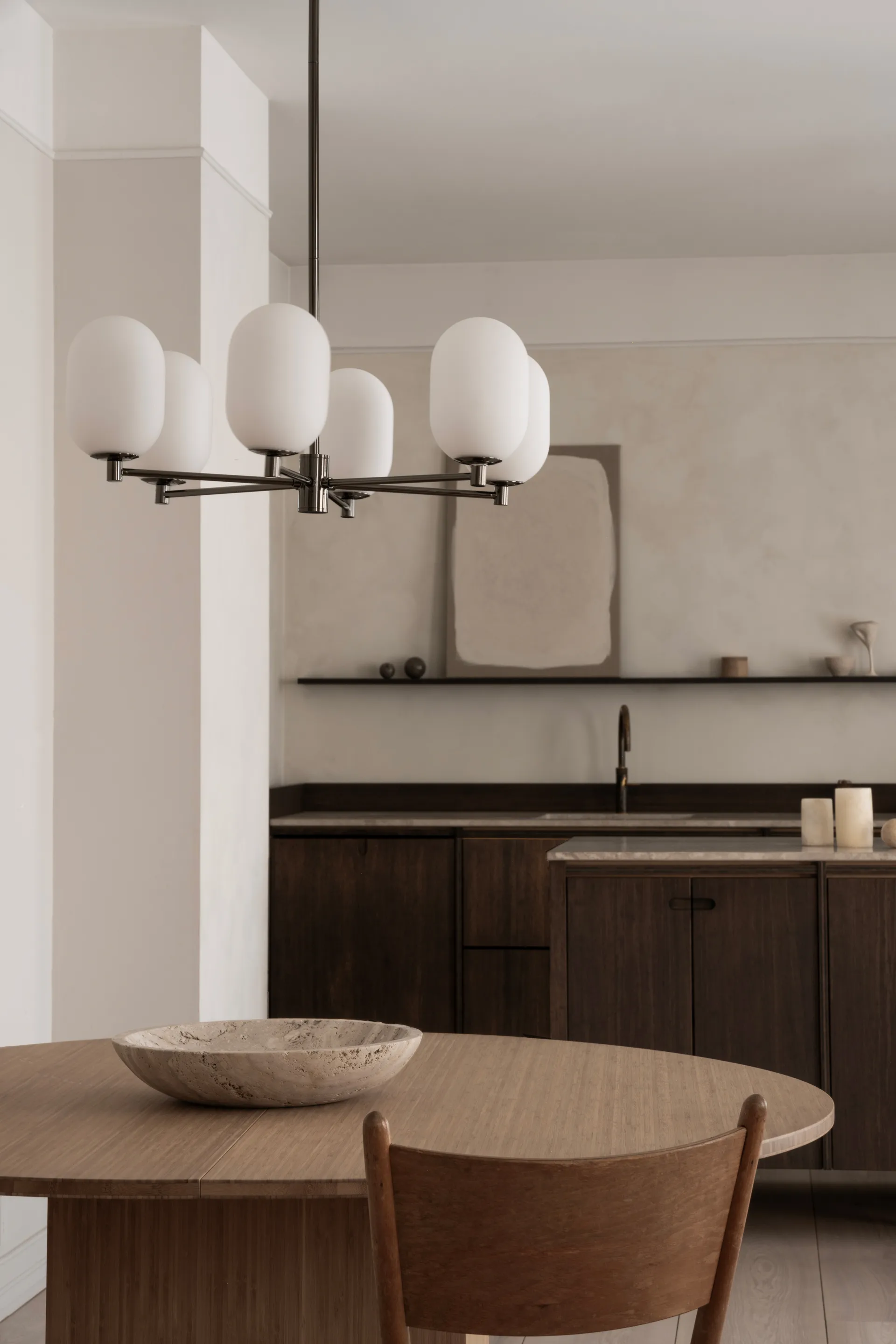 Noor Żyrandol Ø65 cm, White Watt & Veke