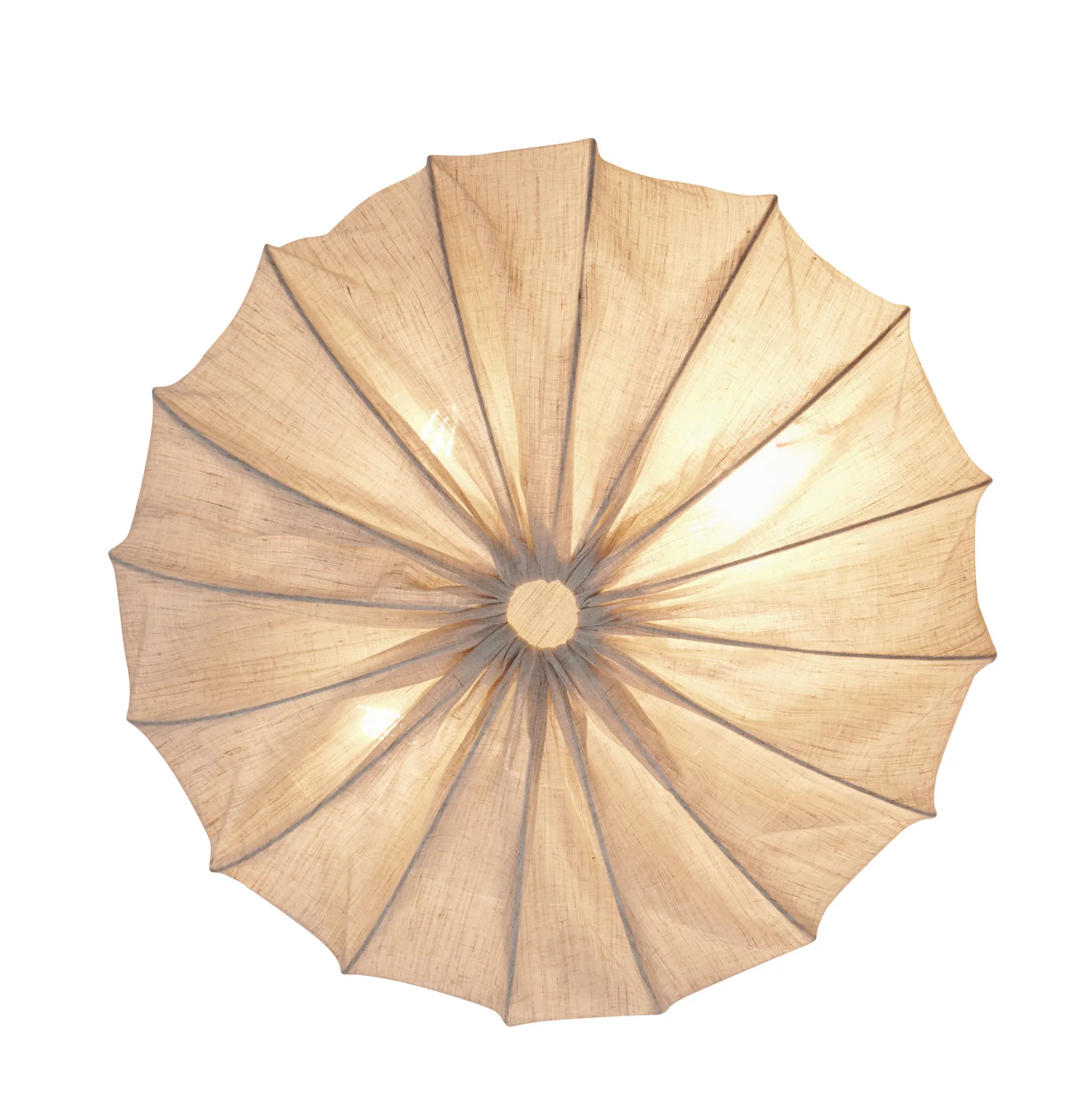 Plafon Anna len Ø60 cm, Natural Watt & Veke