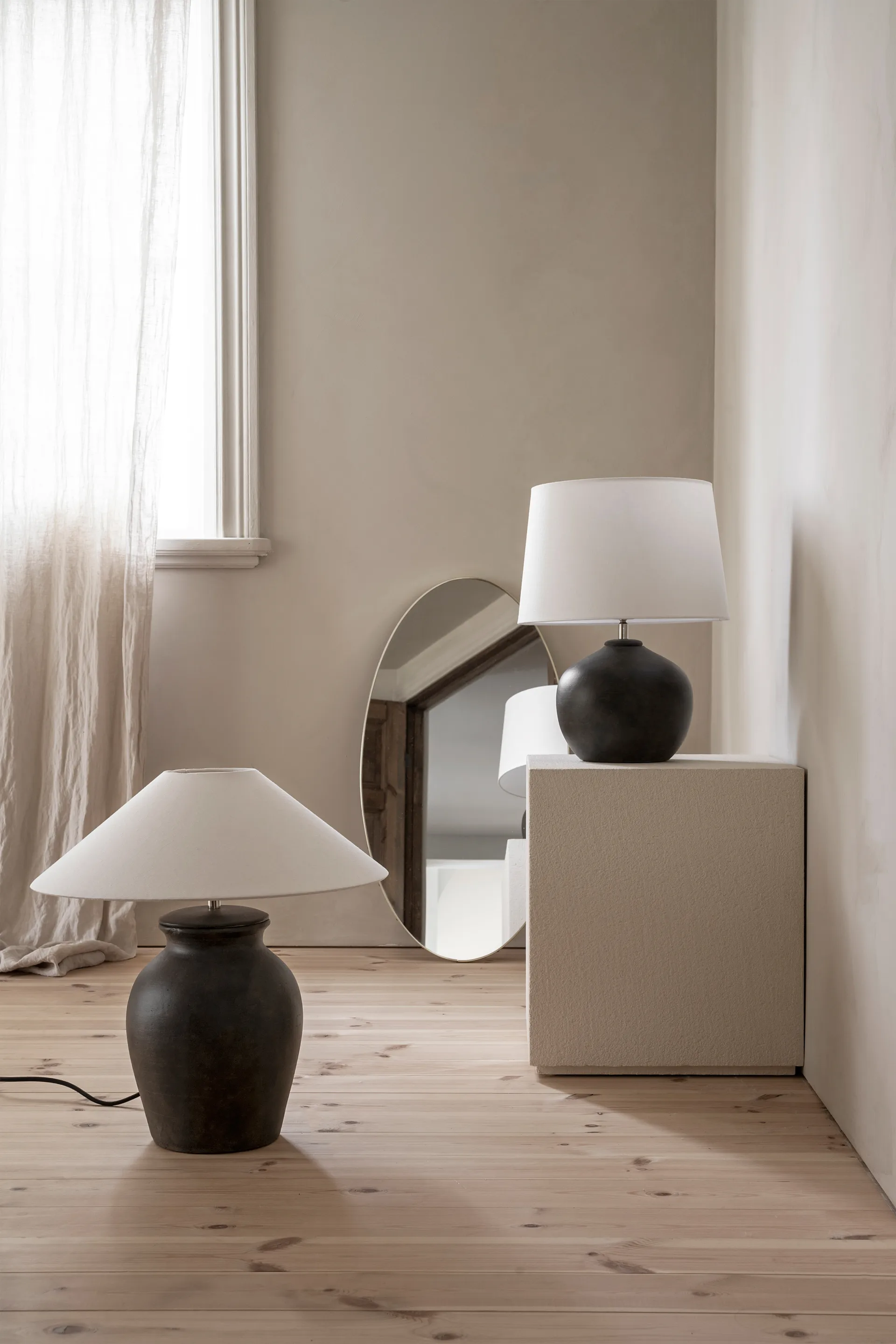 Podstawa lampy Berit 38 cm, Black Watt & Veke