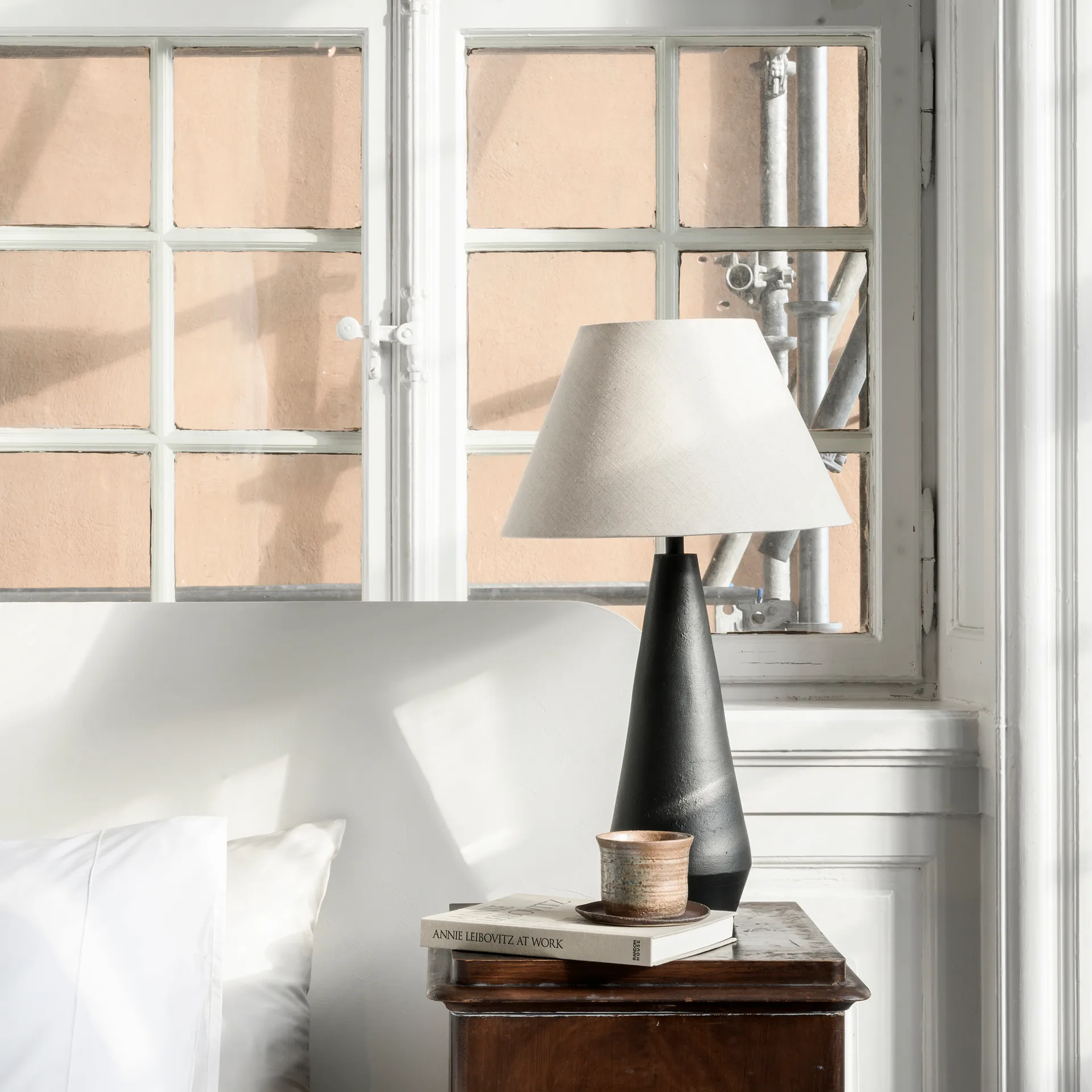 Podstawa lampy Dallas 46 cm, Matowa czerń Watt & Veke