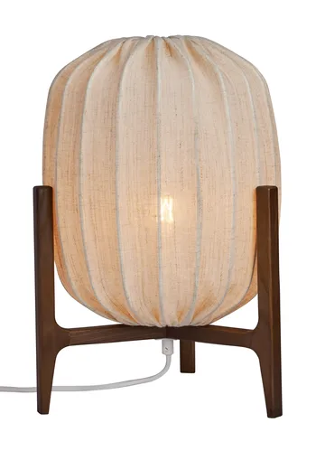 Prisma lampa stołowa - Ciemny popiół-naturalny, Ø27x42 cm - Watt & Veke