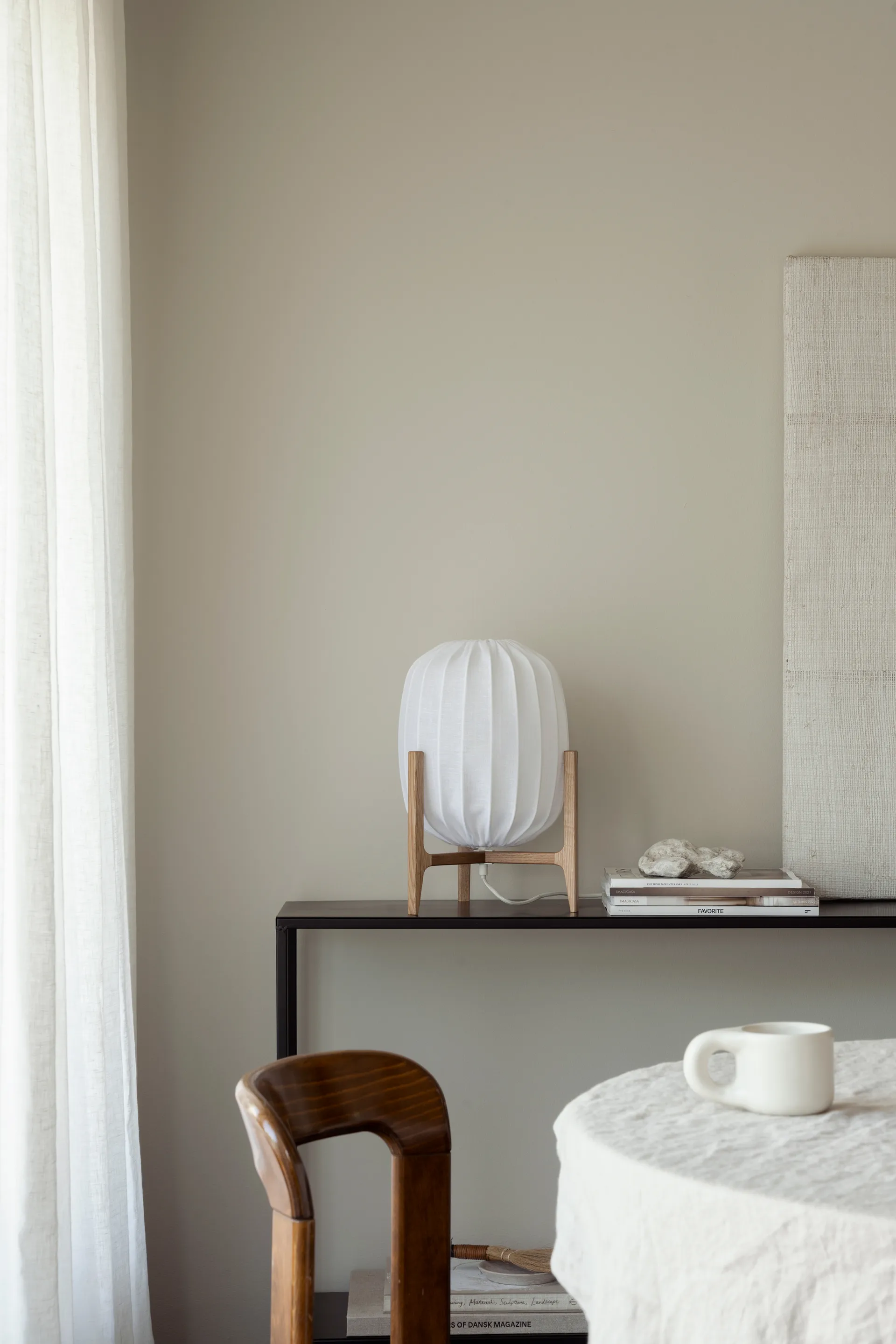 Prisma lampa stołowa, Dąb-biały Watt & Veke