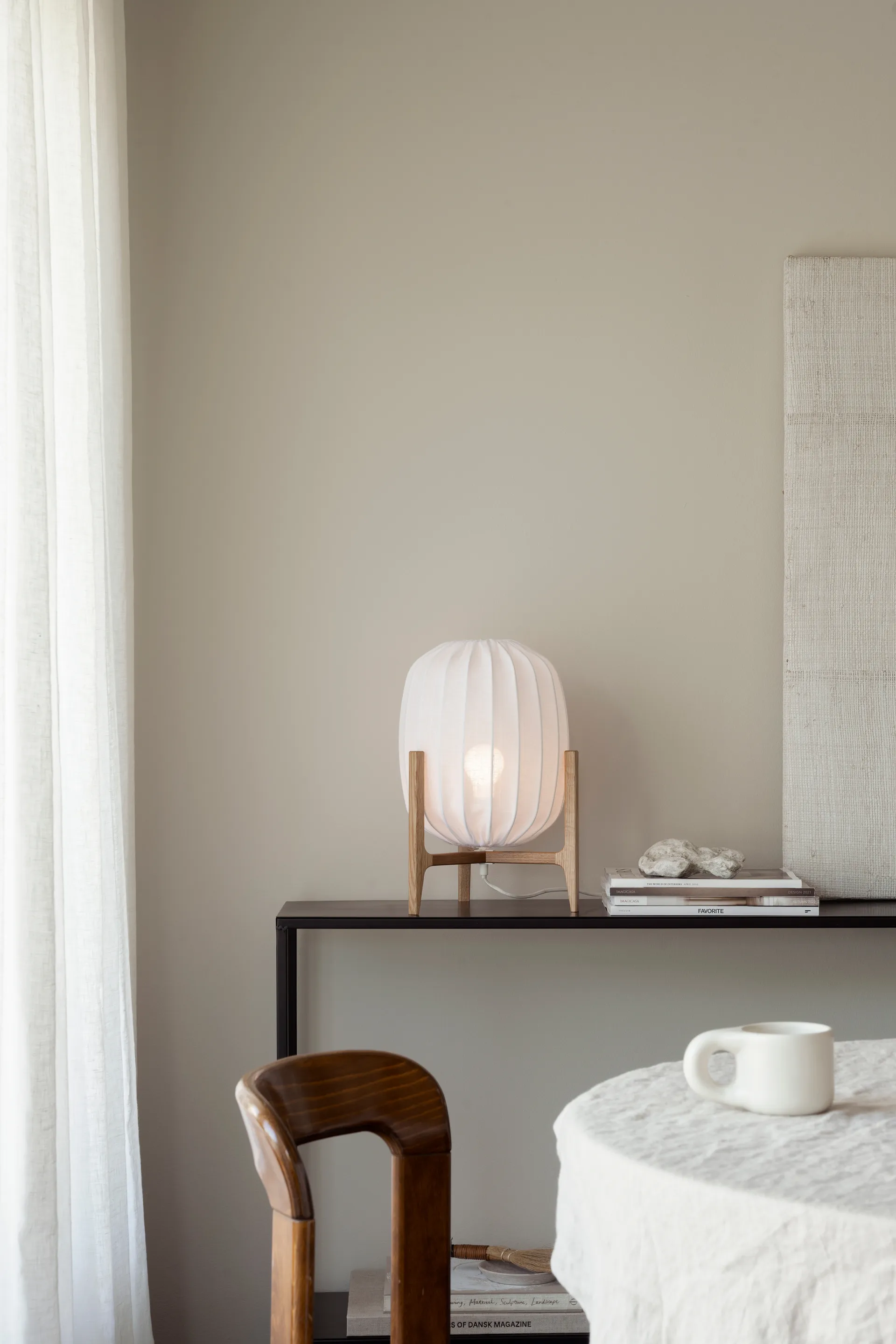 Prisma lampa stołowa, Dąb-biały Watt & Veke