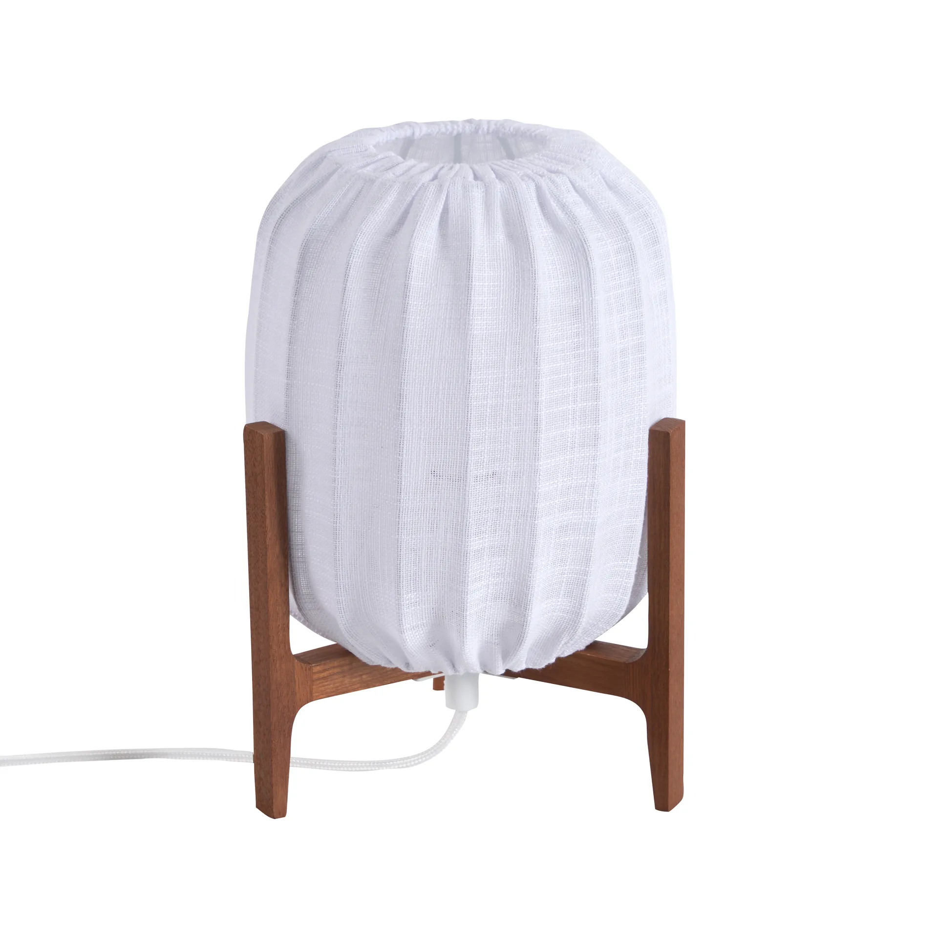 Prisma lampa stołowa, Dark ash-White, Mini Ø16x24,3 cm Watt & Veke