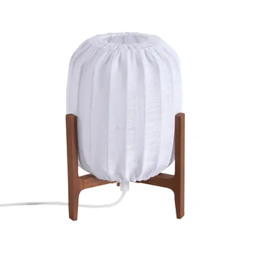 Prisma lampa stołowa - Dark ash-White, Mini Ø16x24,3 cm - Watt & Veke