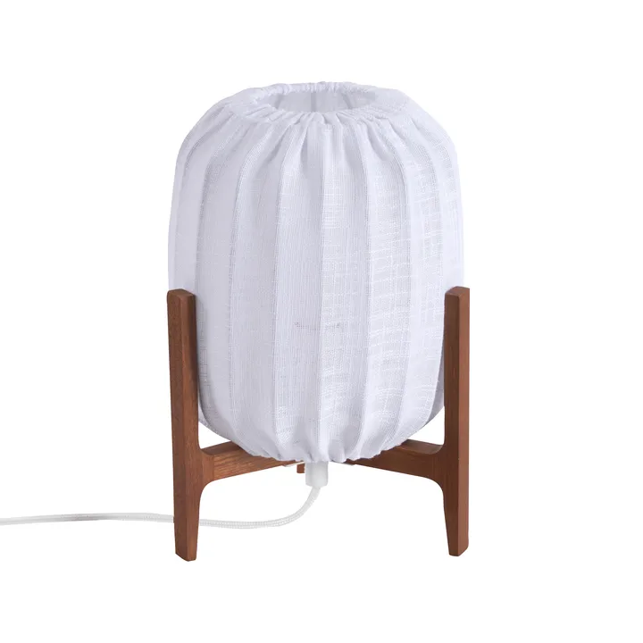 Prisma lampa stołowa - Dark ash-White, Mini Ø16x24,3 cm - Watt & Veke