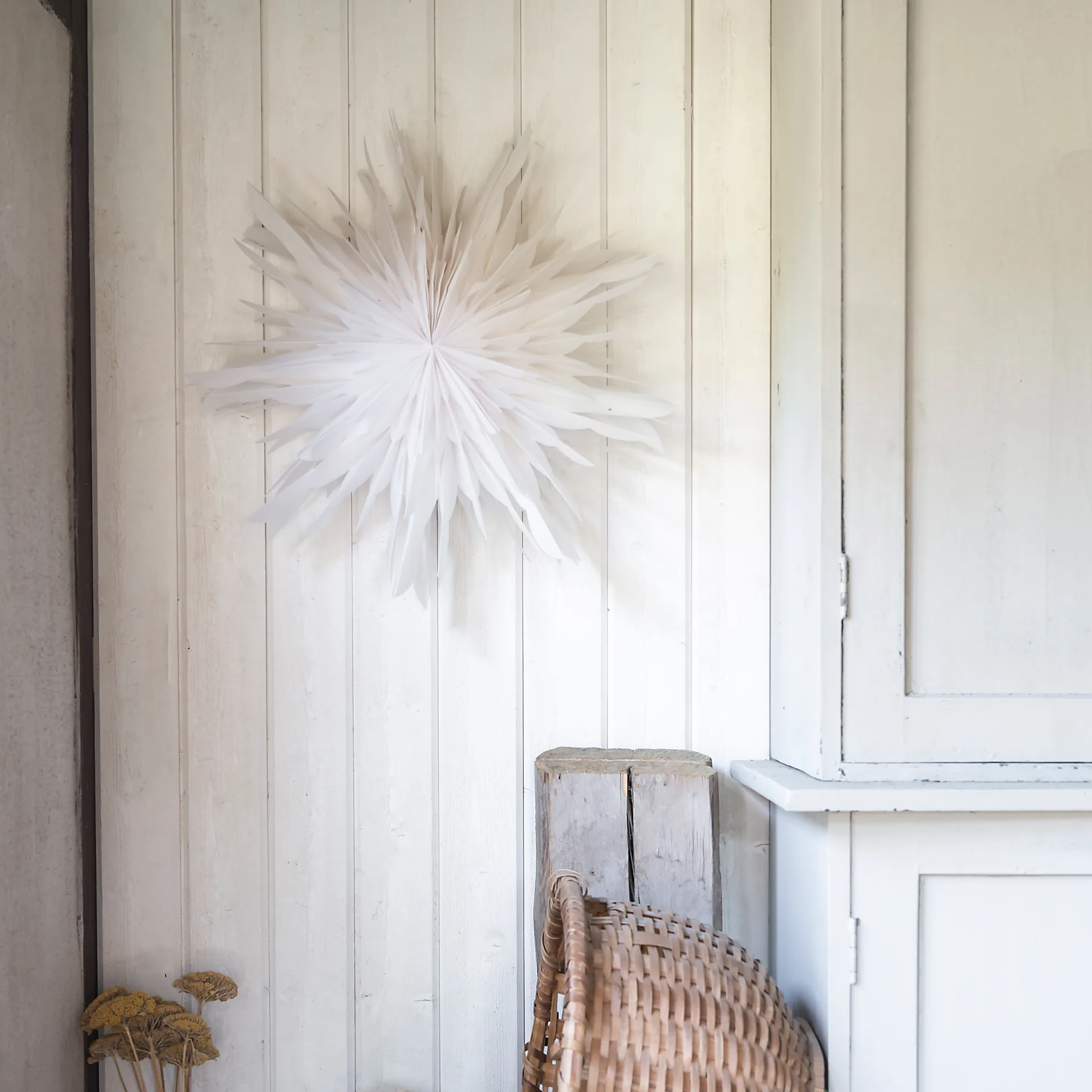 Reykjavik gwiazda adwentowa 60 cm, Biały Watt & Veke