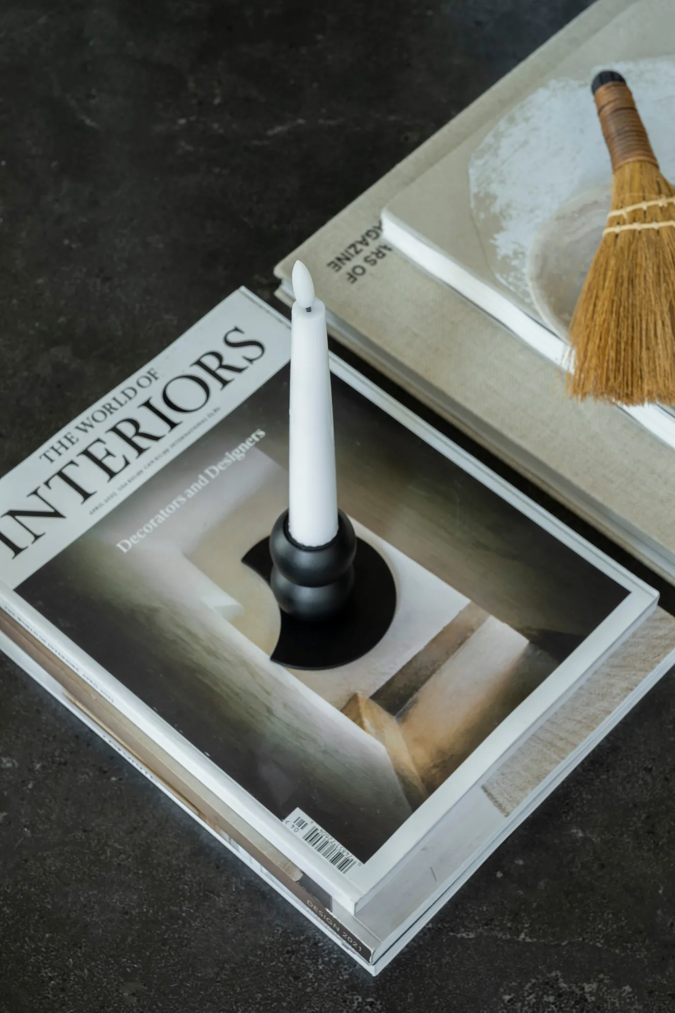 Świecznik łączony Lykke + 5 świec LED, Black Watt & Veke