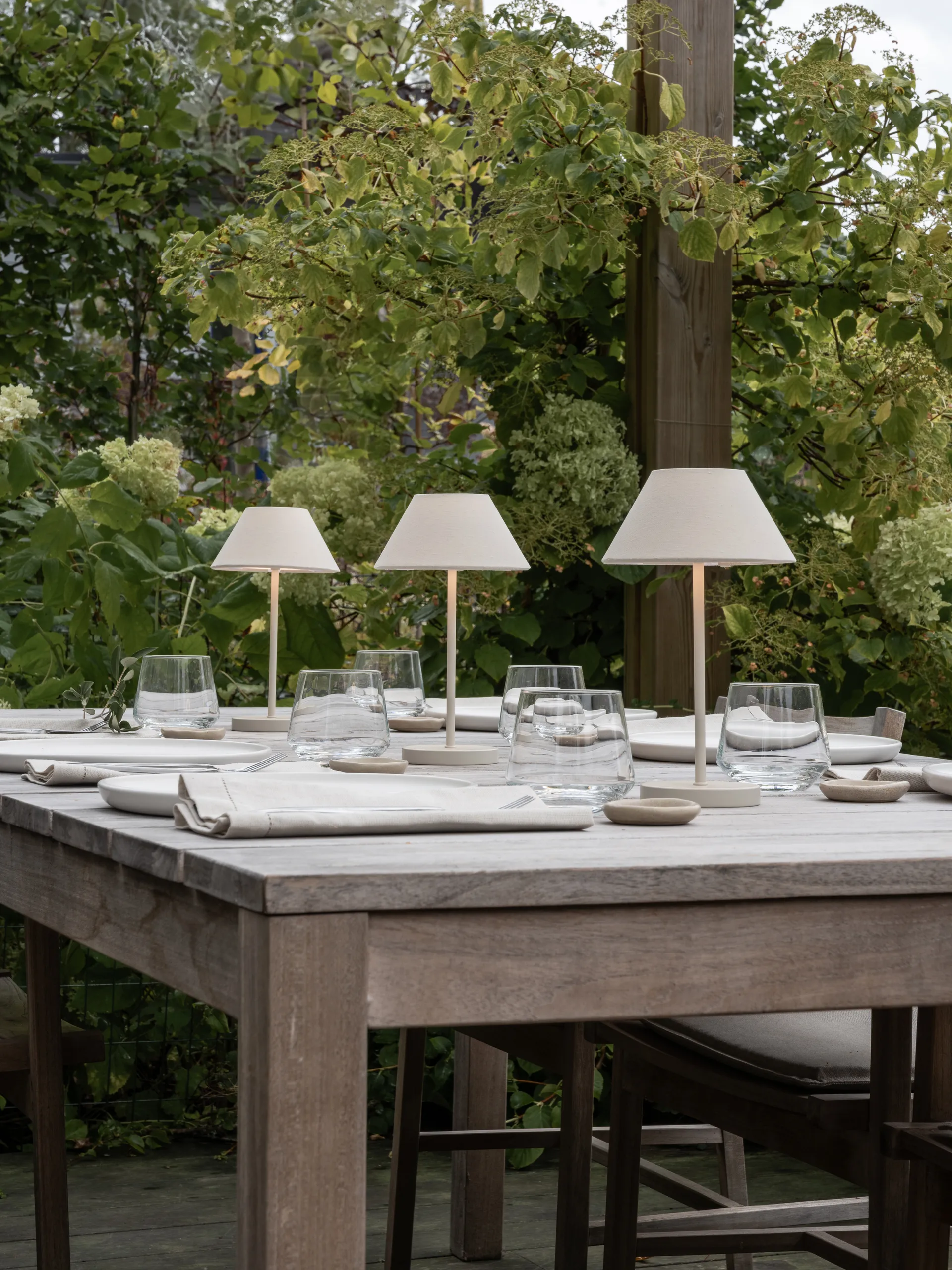 Teya lampa przenośna, Offwhite, Ø15x26 cm Watt & Veke