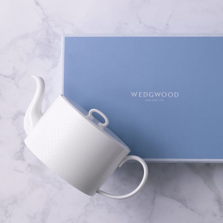 Dzbanek do herbaty Gio - biały - Wedgwood