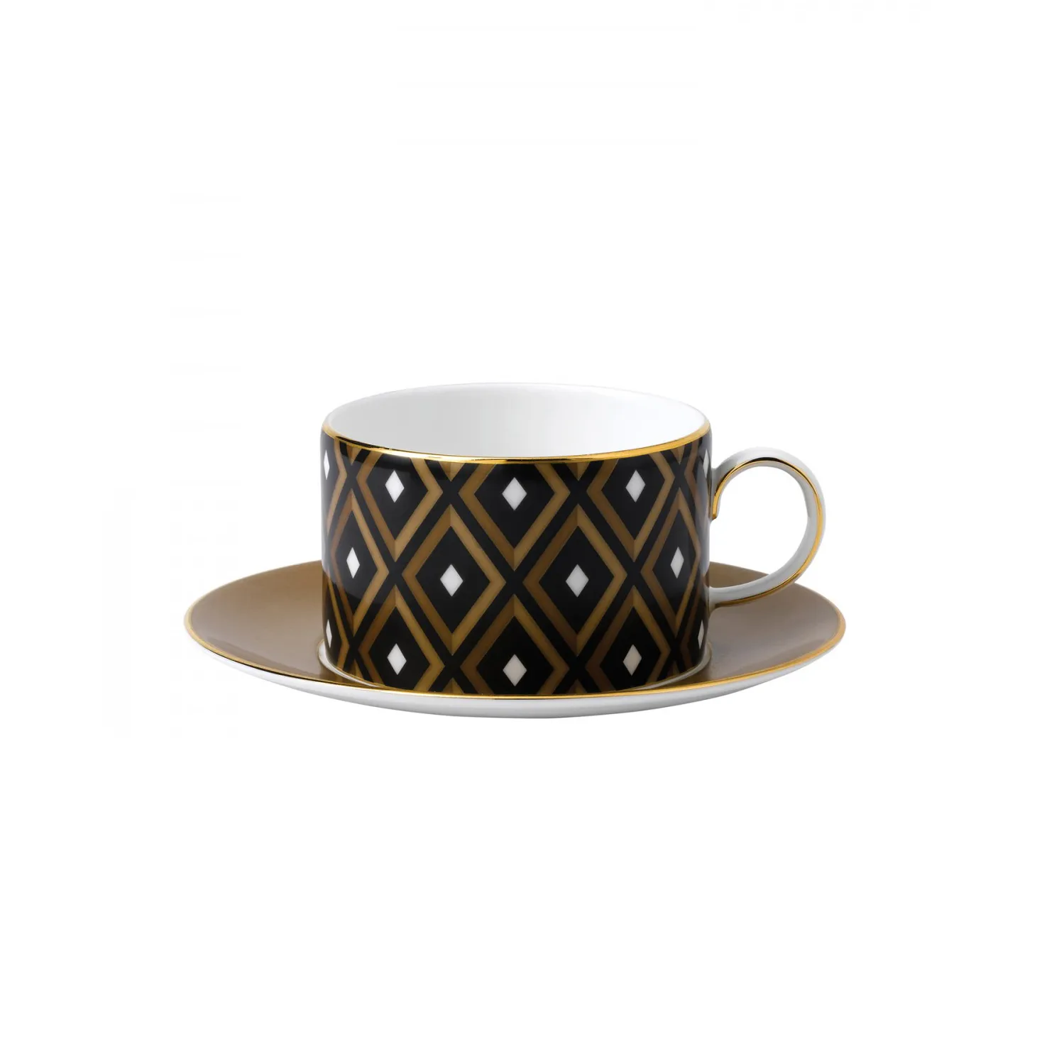 Filiżanka Arris ze spodkiem, geometric Wedgwood