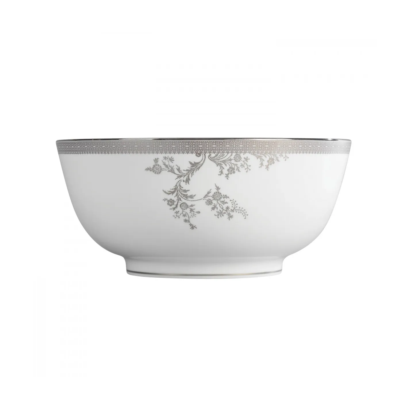 Miska do sałatek Vera Wang Lace Platinum, Ø 25 cm Wedgwood