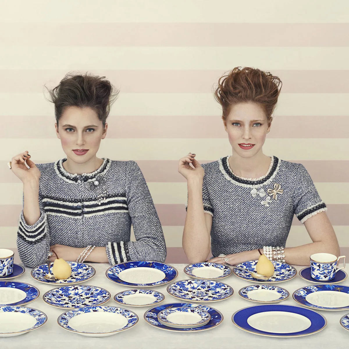 Półmisek Hibiscus Ø 20 cm, floral Wedgwood