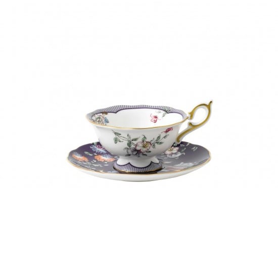 Wedgwood Wonderlust mała filiżanka ze spodkiem midnight garden