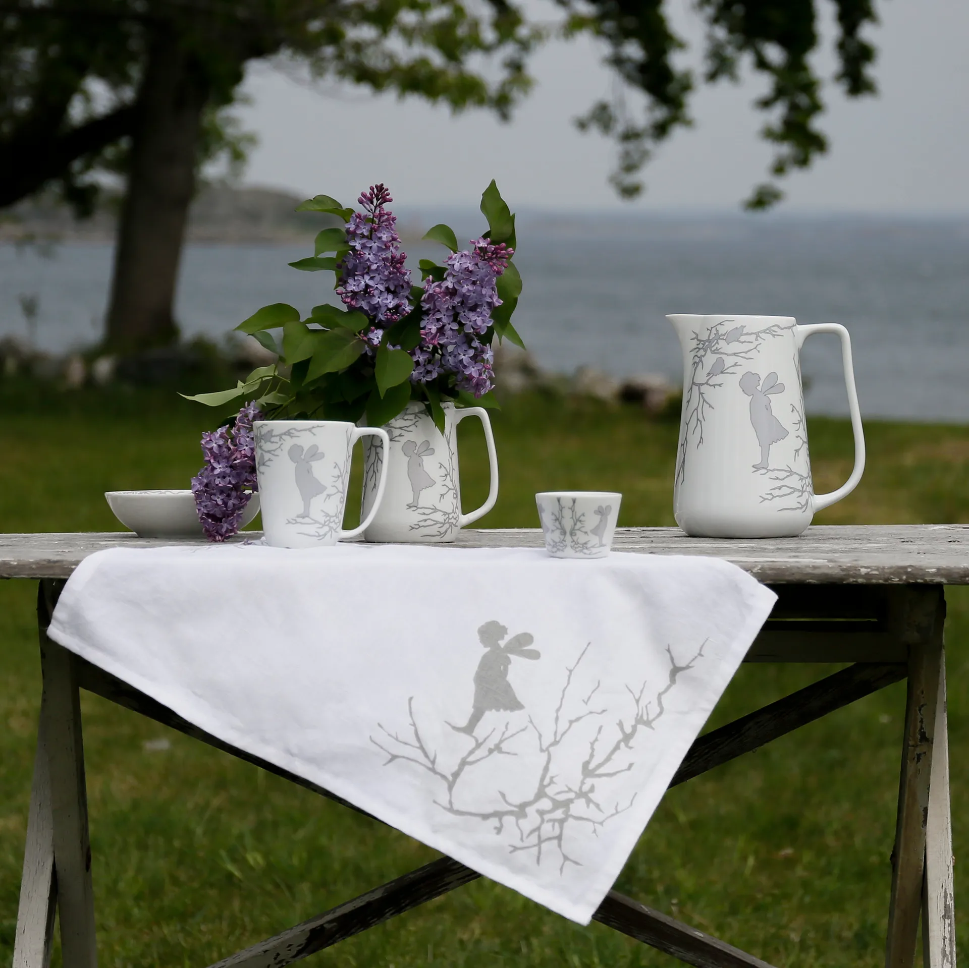 Alv taca 33x47 cm, Biały Wik & Walsøe