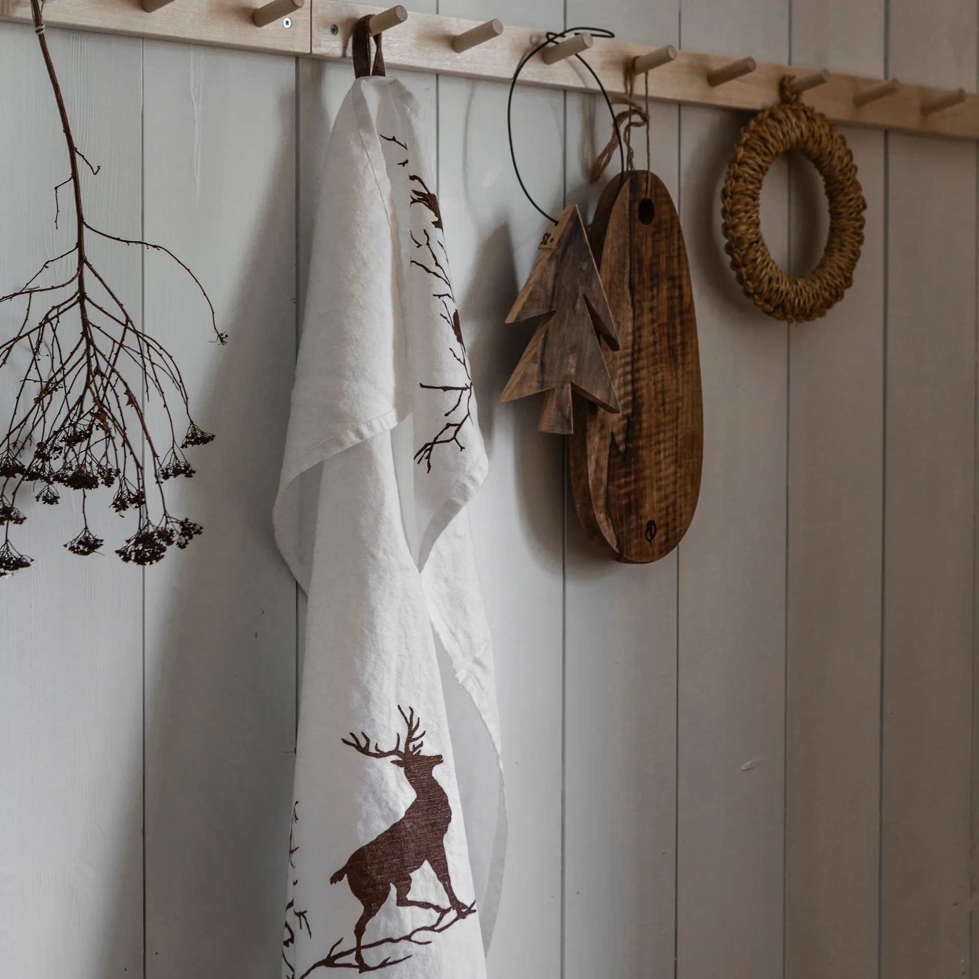 Alveskog ręcznik kuchenny 47x70 cm, Biały Wik & Walsøe