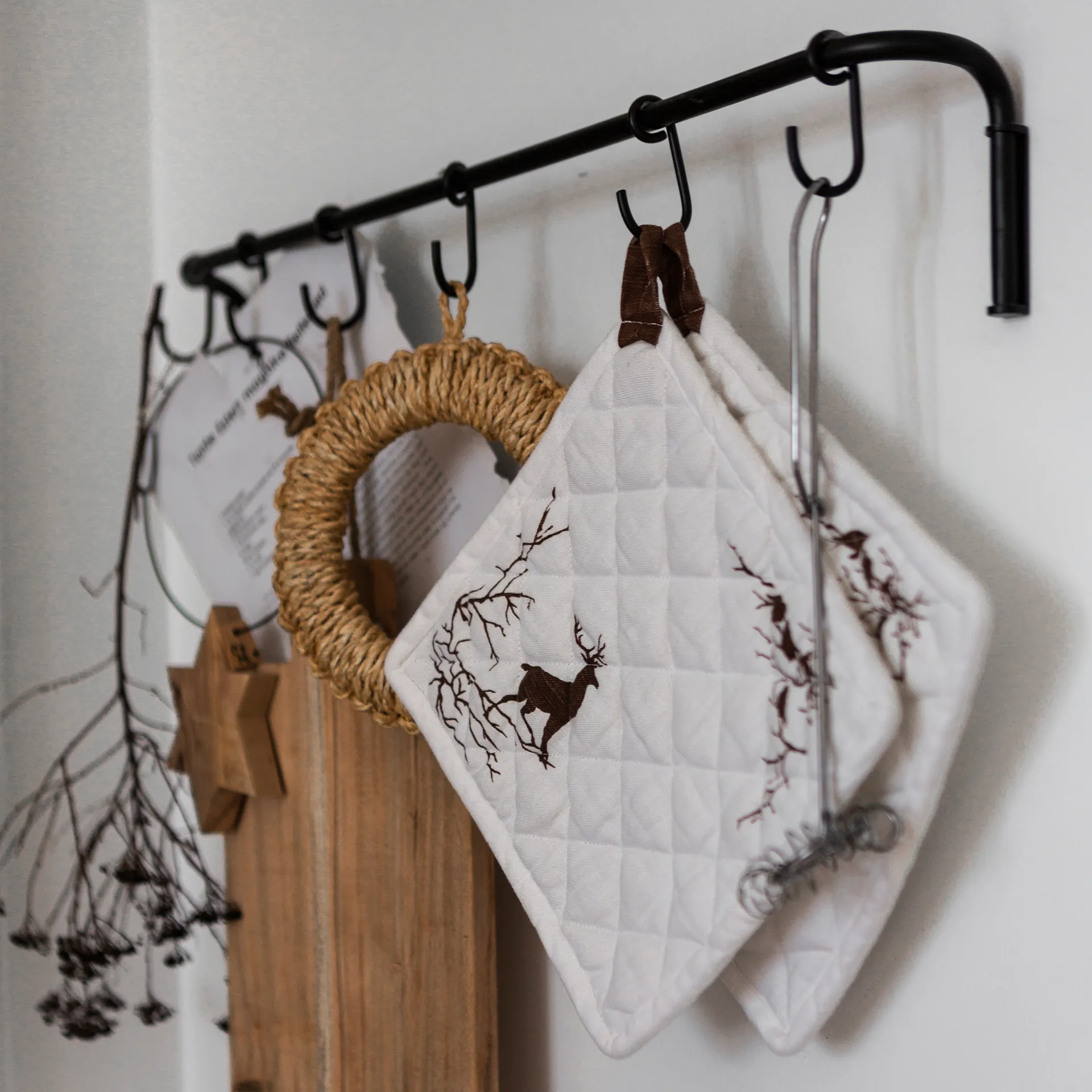 Alveskog uchwyt do garnków 2-pack, Biały Wik & Walsøe