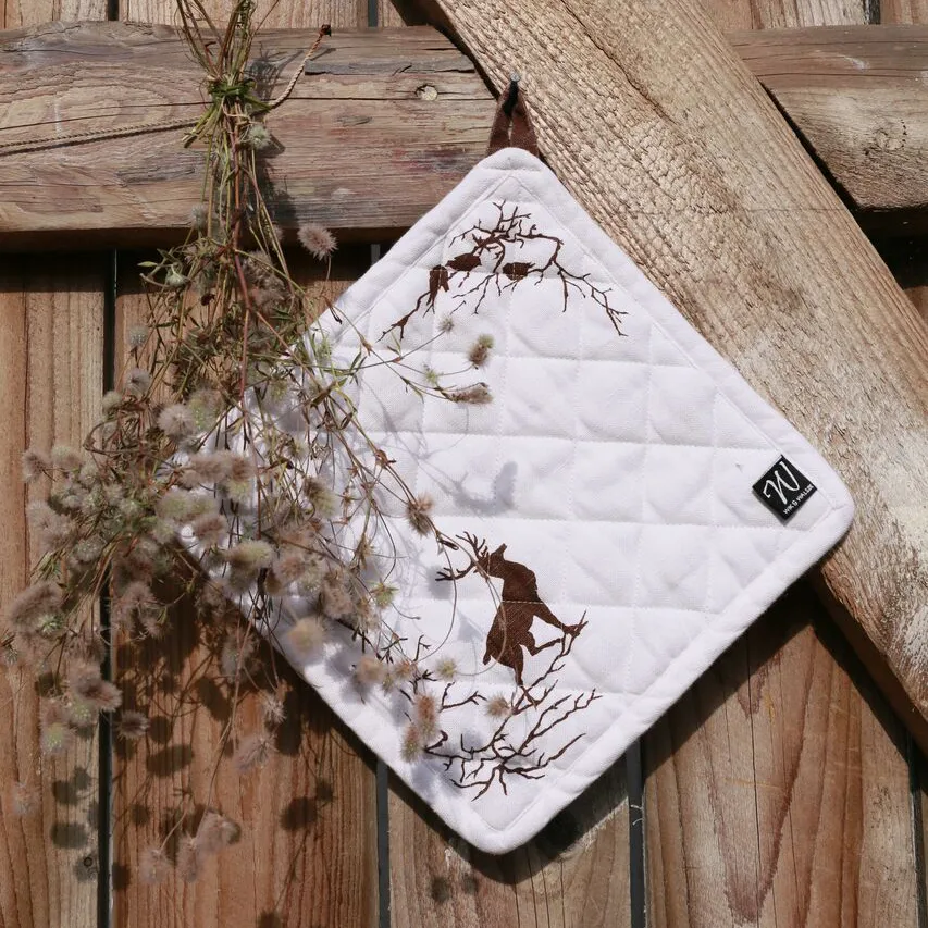 Alveskog uchwyt do garnków 2-pack, Biały Wik & Walsøe