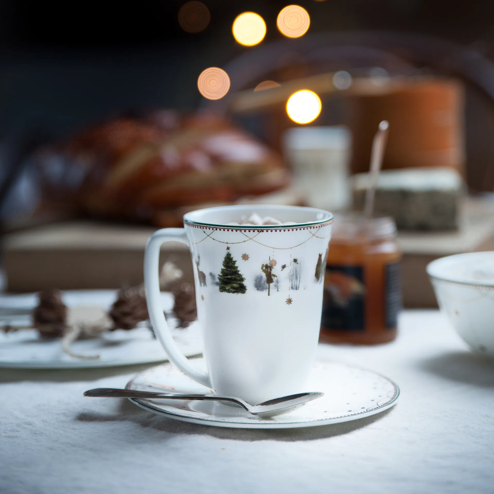 Julemorgen kubek 300 ml, 2‑pak, biały Wik & Walsøe