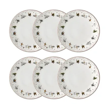Julemorgen talerz Ø28 cm opakowanie 6 sztuk - undefined - Wik & Walsøe