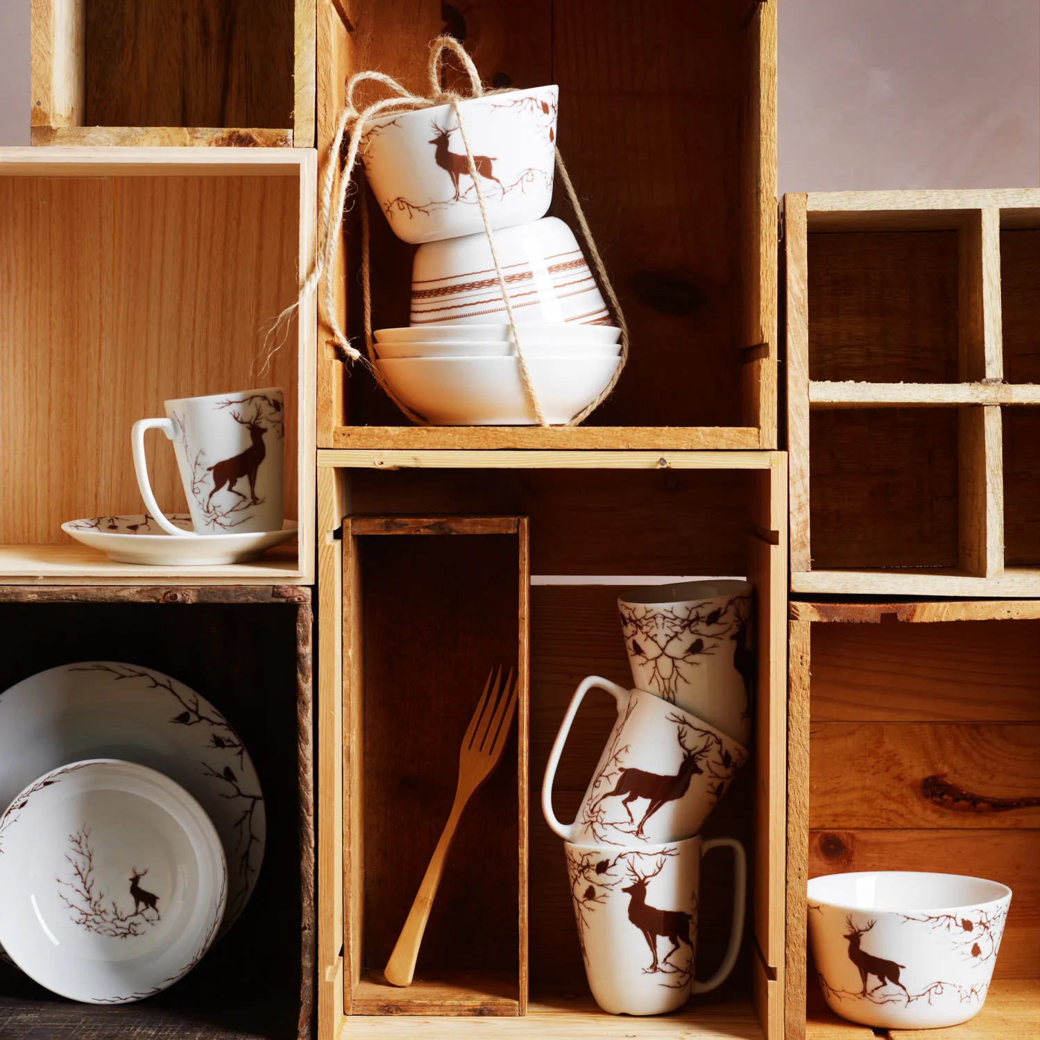 Kubek Alveskog 30 cl, brązowy Wik & Walsøe