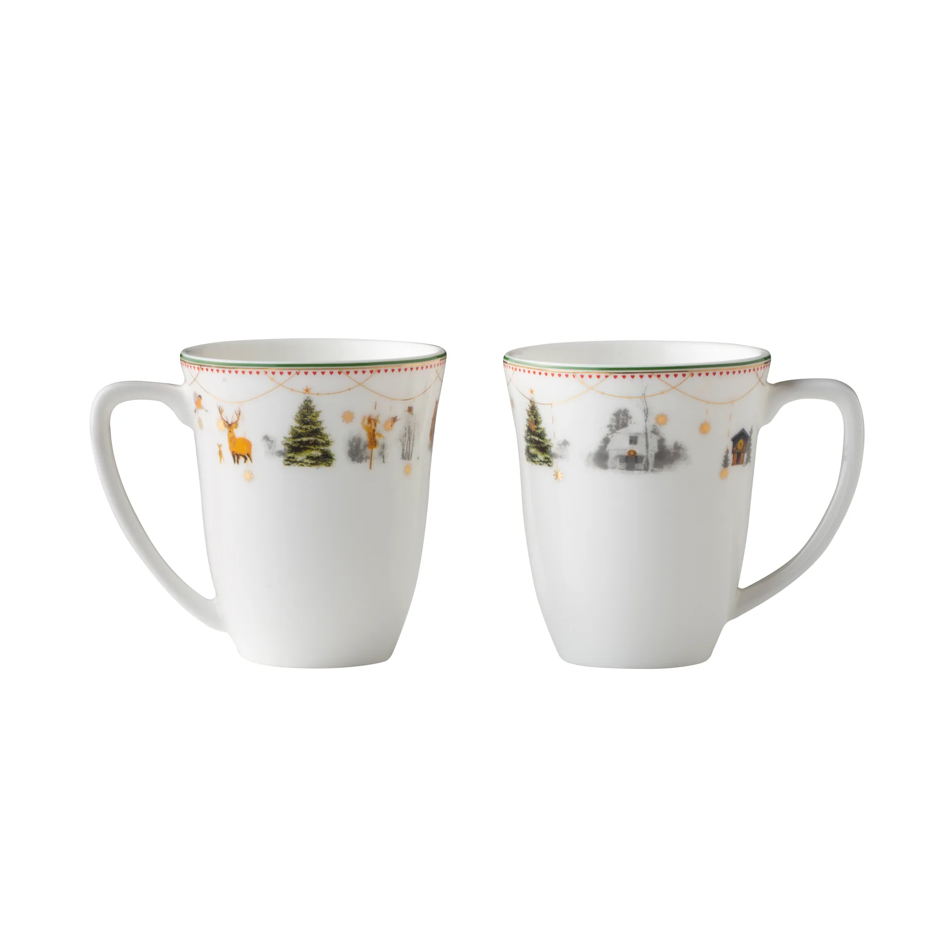 Kubek do grzanego wina Julemorgen 2-pak, White-multi Wik & Walsøe