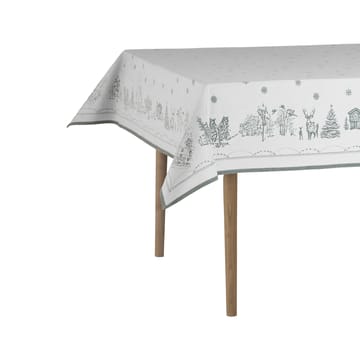Obrus Julemorgen - Biało-zielony, 140x340 cm - Wik & Walsøe